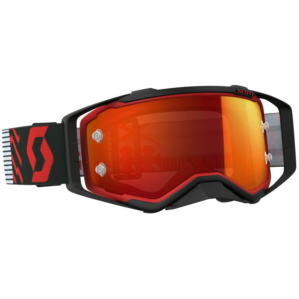 SCOTT PROSPECT GOGGLE RED/BLACK W/ORANGE CHROME LENS