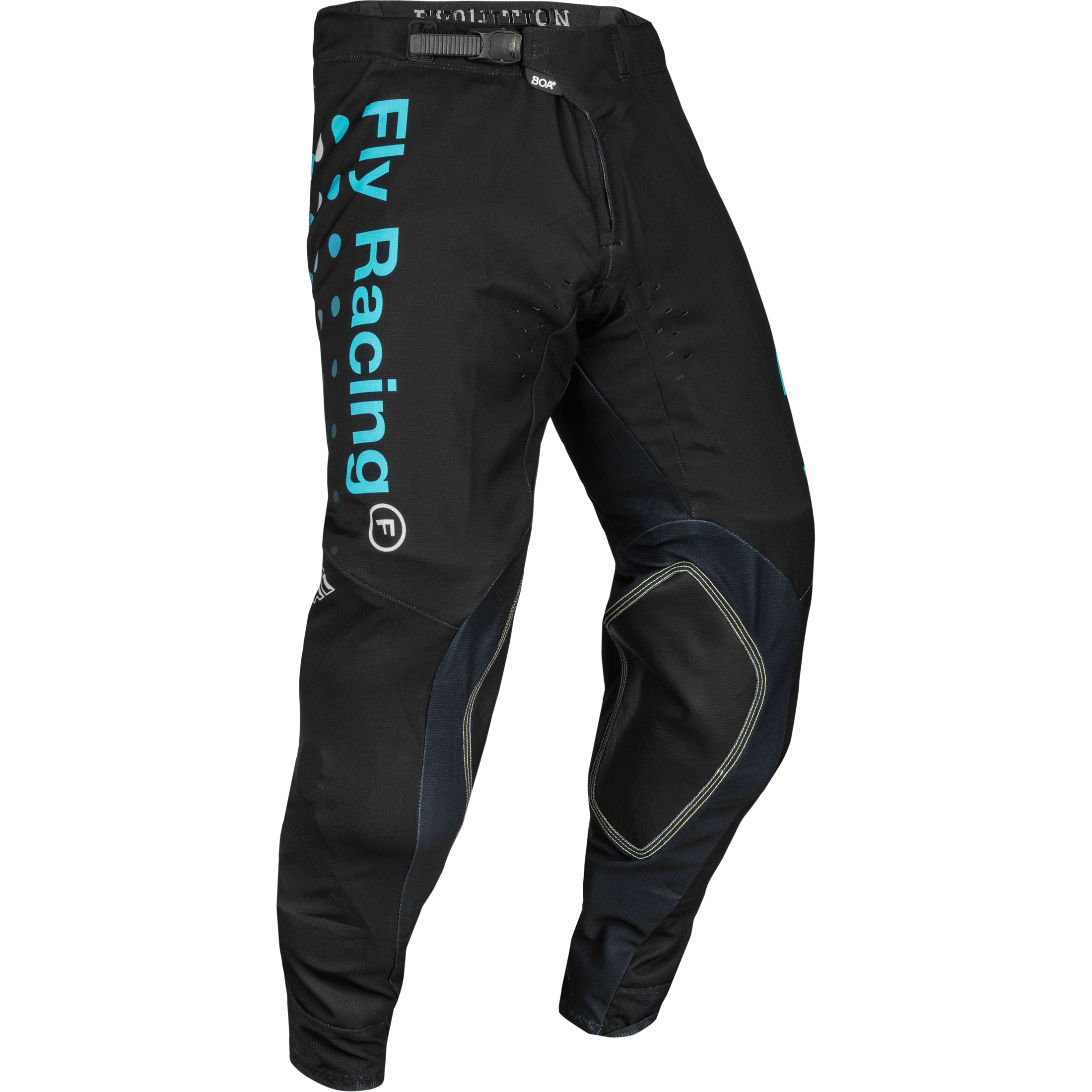 FLY RACING EVOLUTION DST SE STROBE PANTS BLK/ELECTRIC BLUE SZ 36