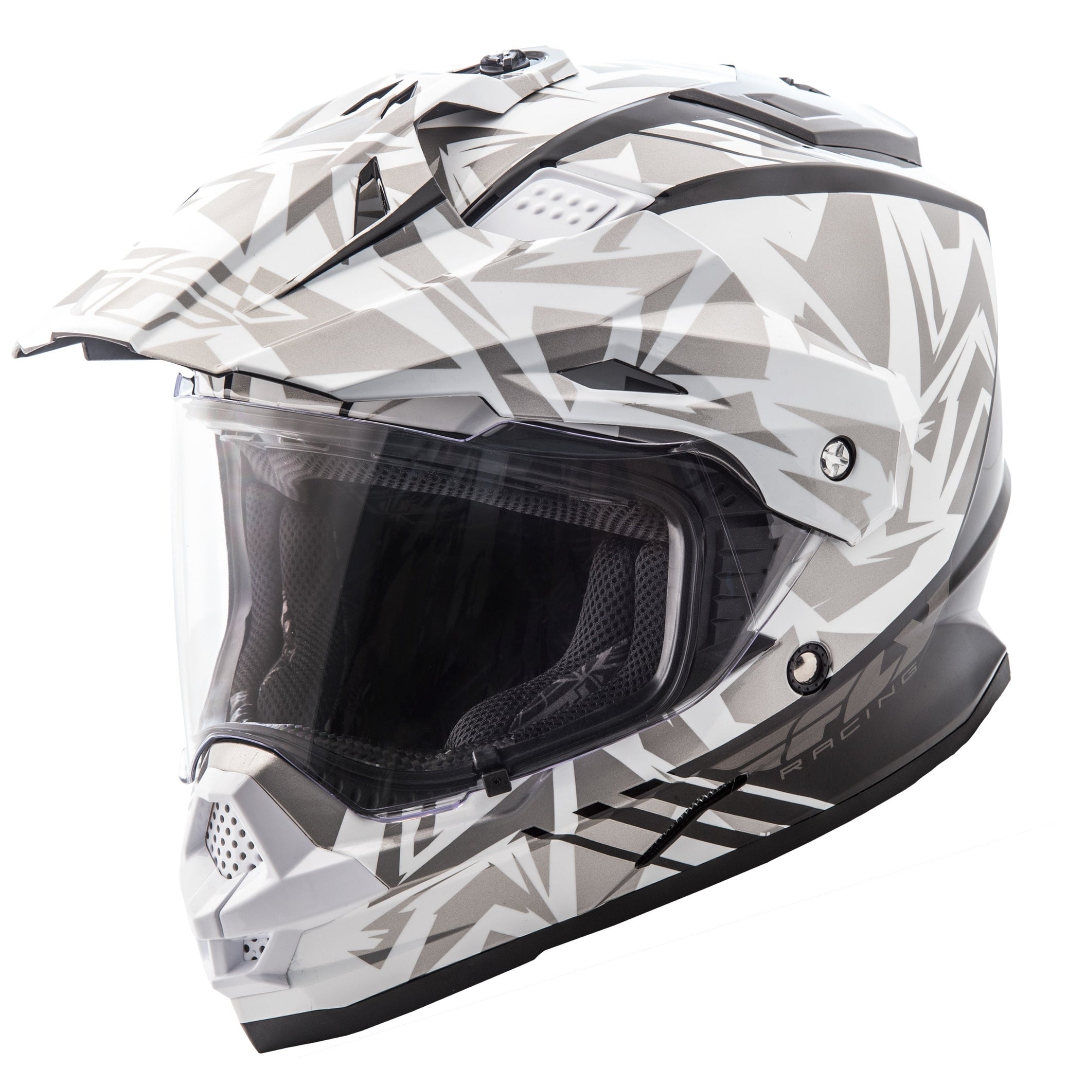 FLY RACING TREKKER NOVA HELMET WHITE/GREY 2X