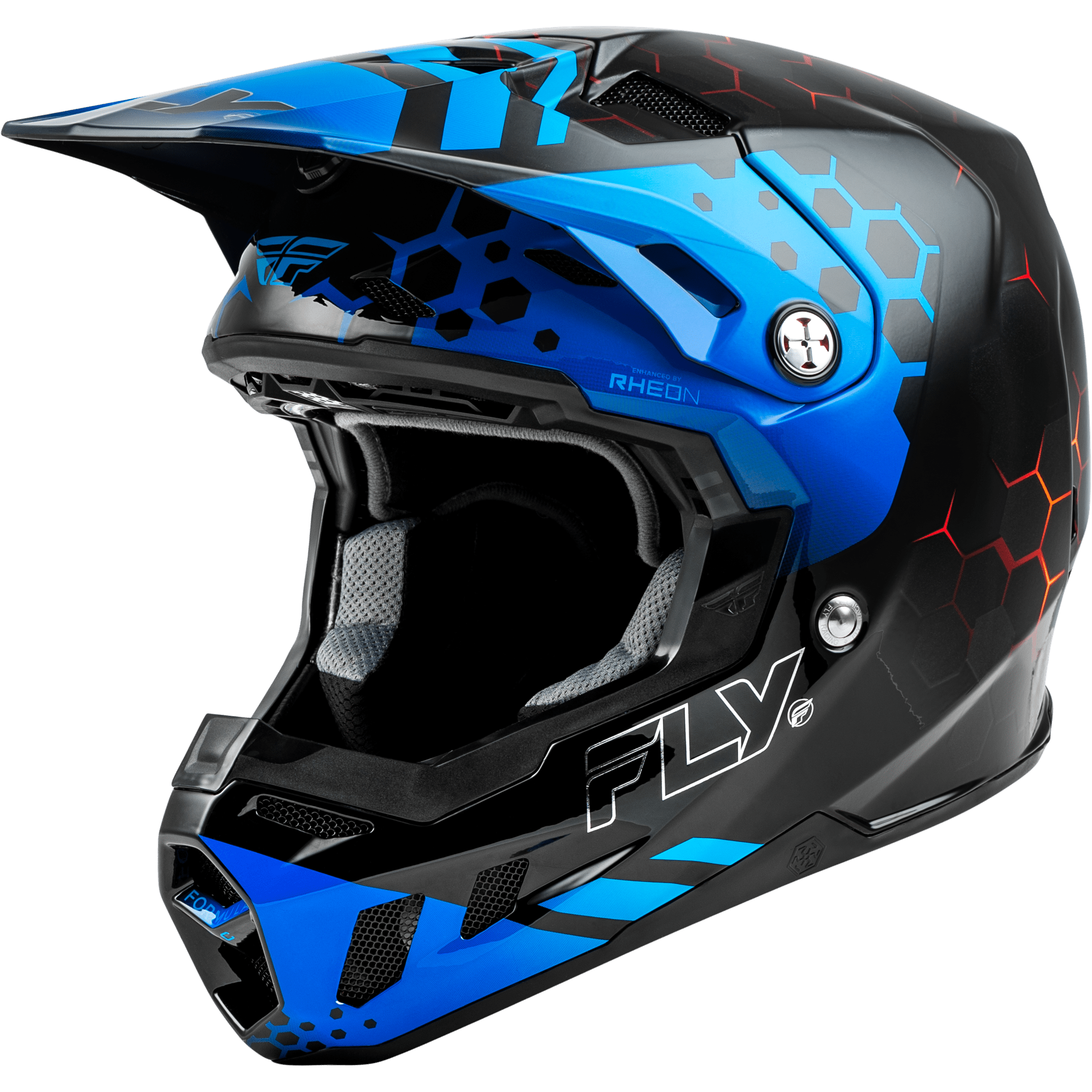 FLY RACING FORMULA CC TEKTONIC HELMET BLACK/BLUE/RED XS