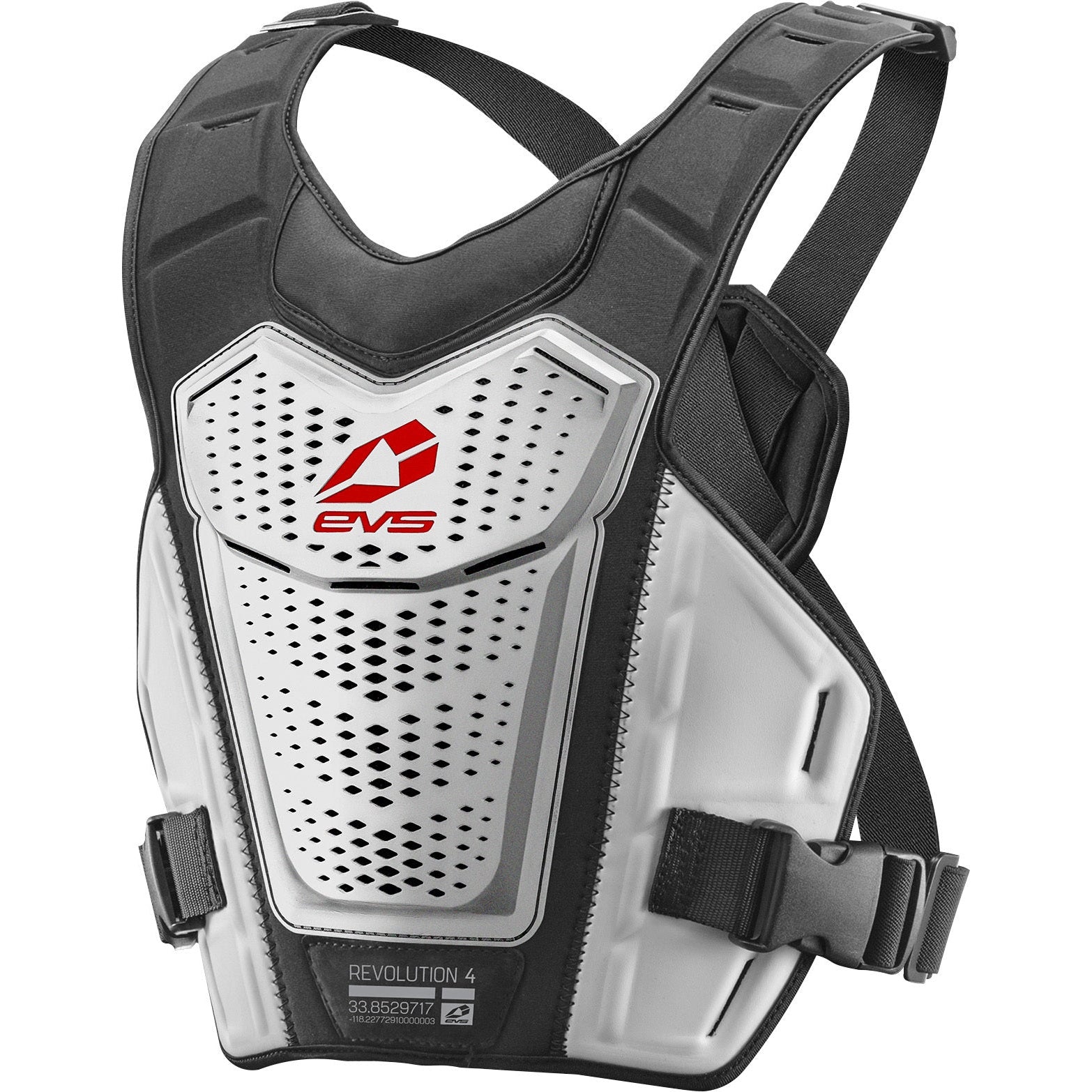 EVS REVO 4 ROOST GUARD WHITE LG/XL