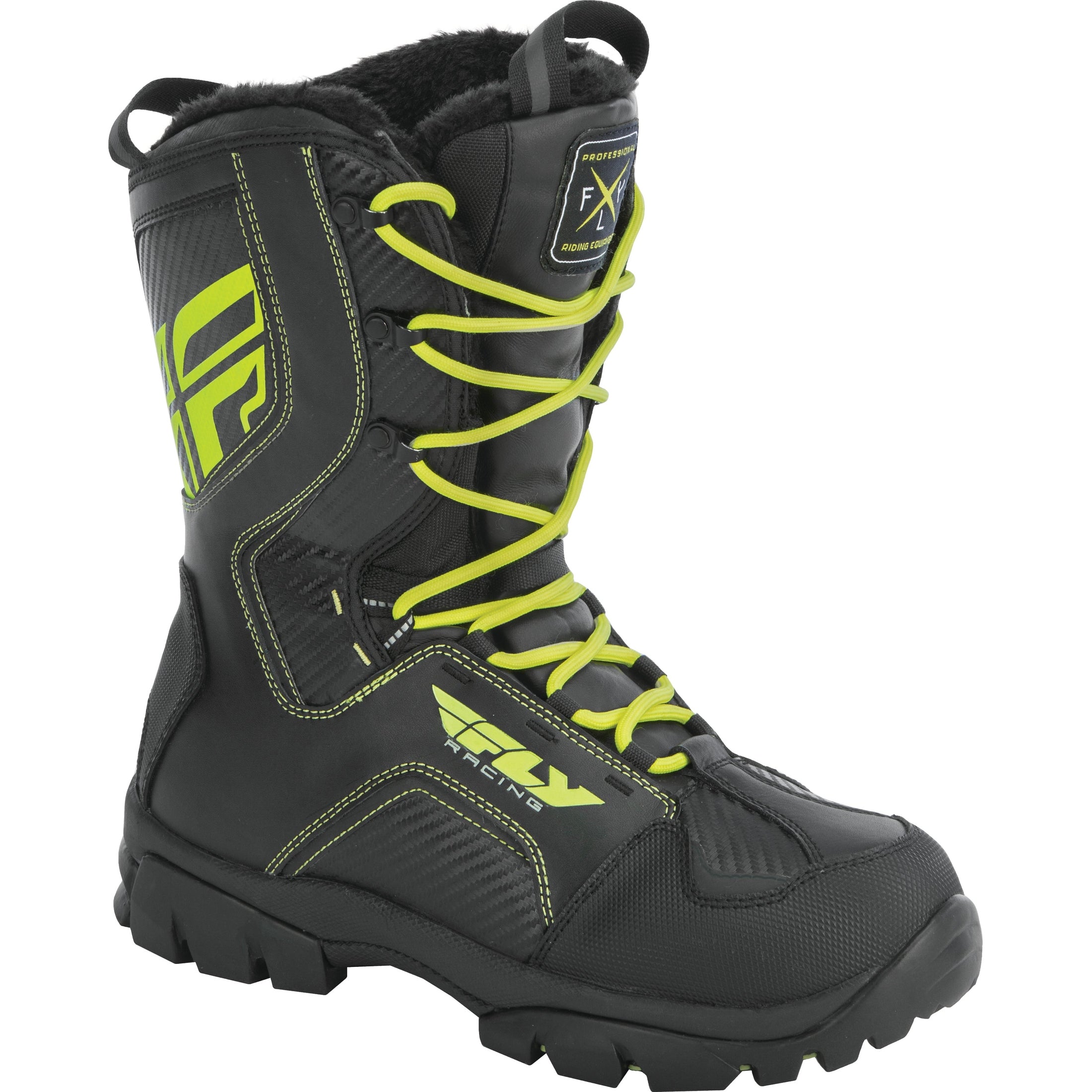 FLY RACING MARKER BOOTS BLACK/HI-VIS SZ11
