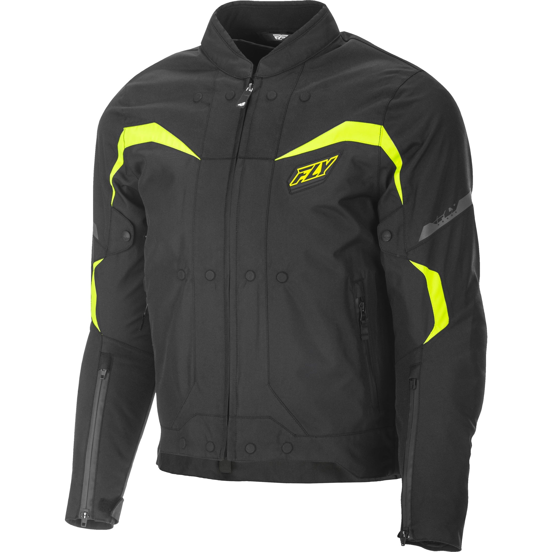 FLY RACING BUTANE JACKET BLACK/HI-VIS 2X