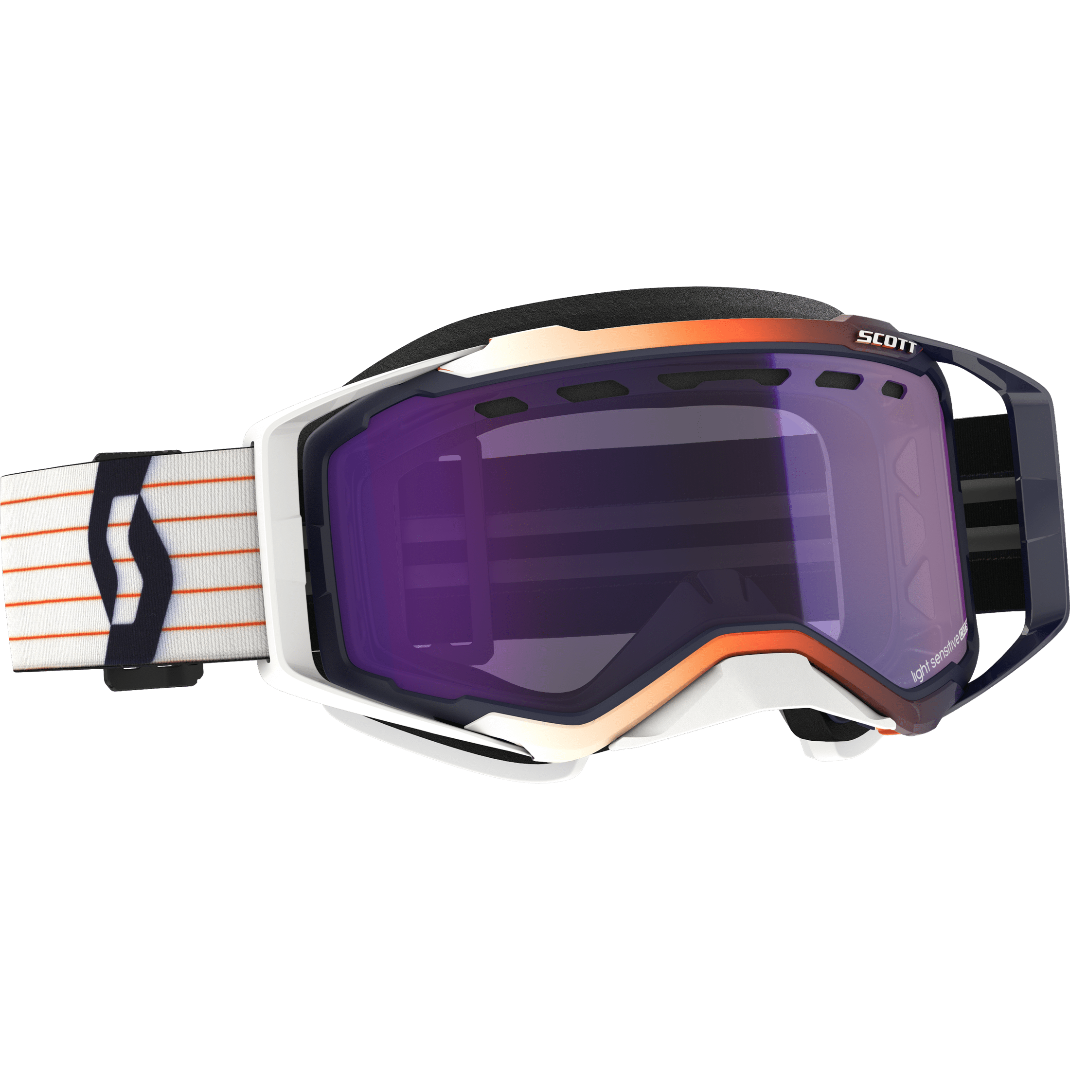 SCOTT PROSPECT GOGGLE SNOW CROSS LS BLUE/WHITE W/LS BLUE CHROME