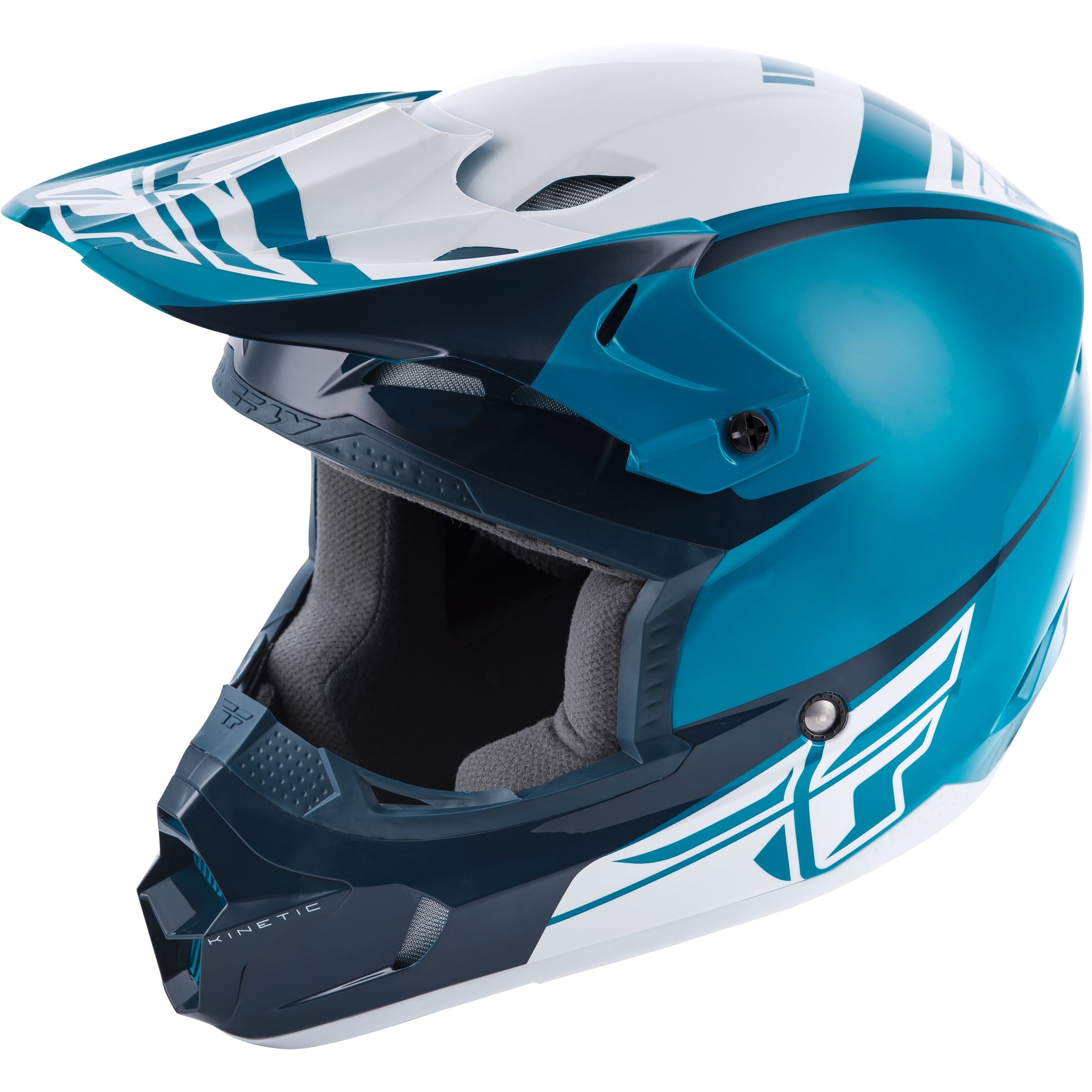 FLY RACING KINETIC SHARP HELMET BLUE SM