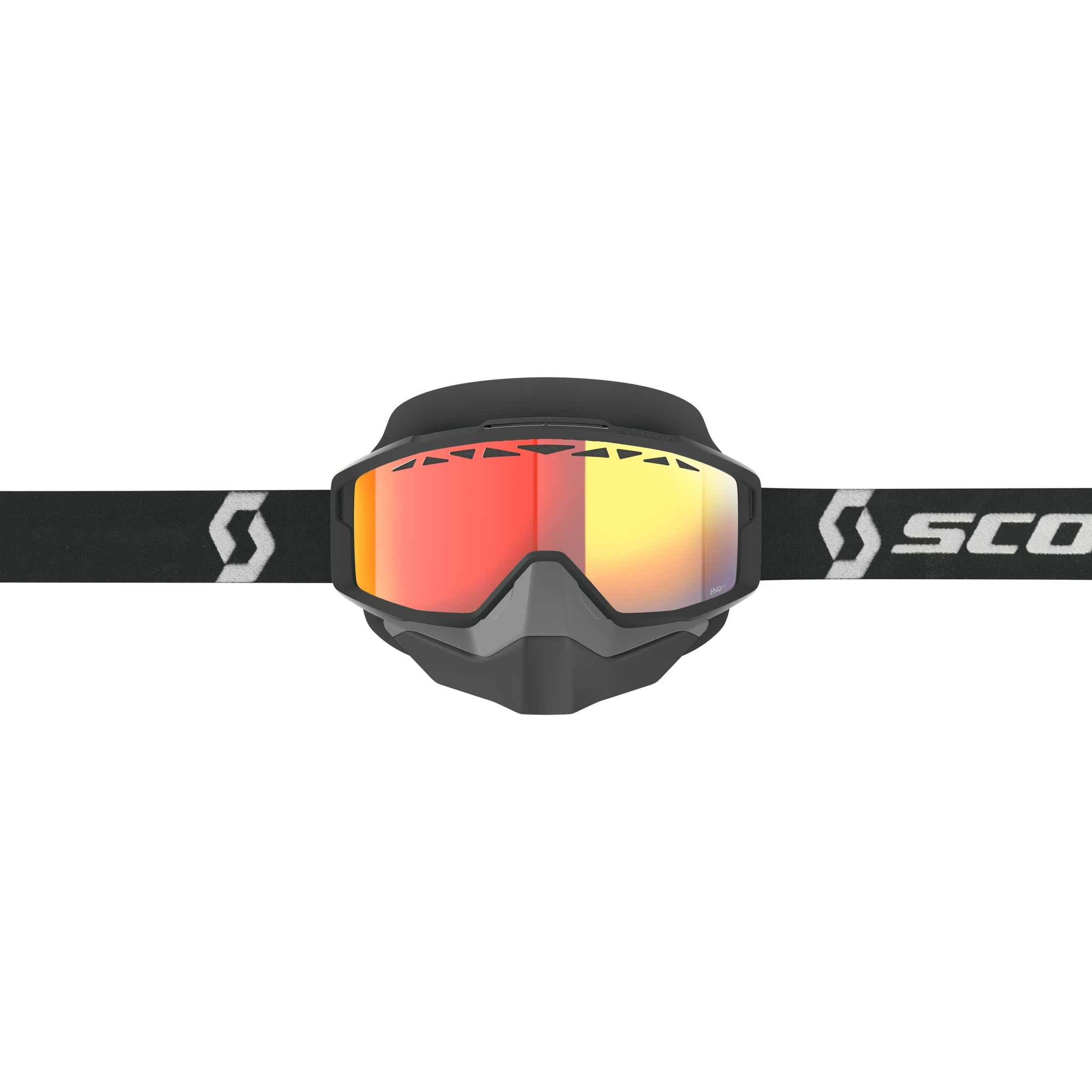 SCOTT SPLIT OTG SNWCRSS LS GOGGLE BLK/WHT RED CHROME