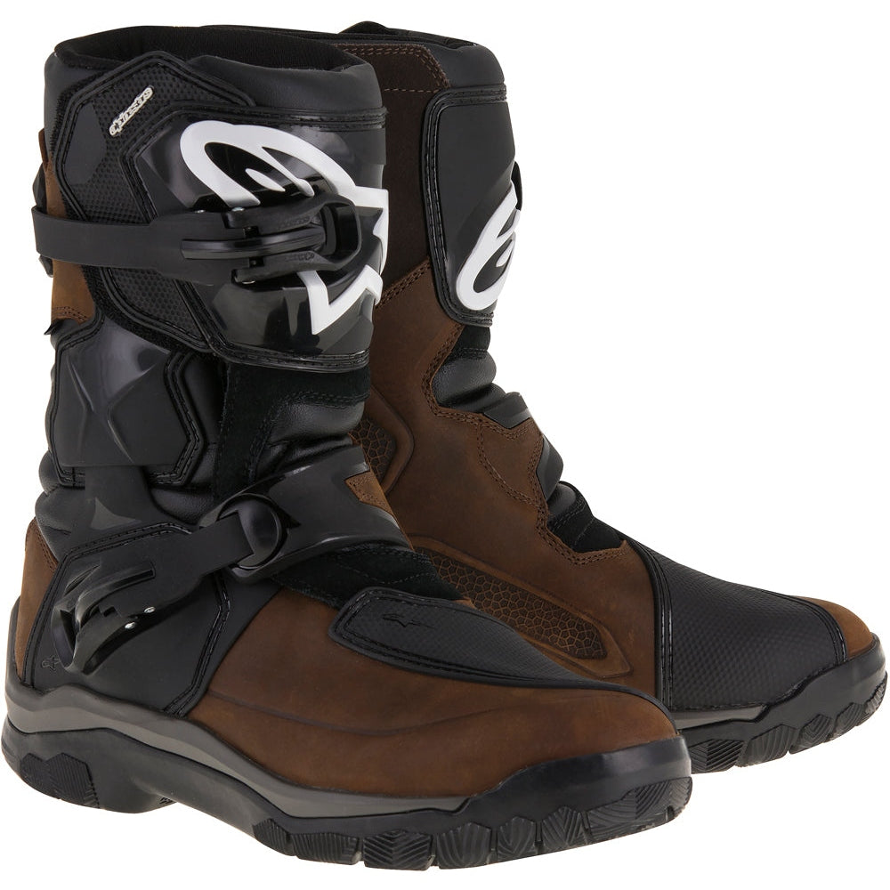 ALPINESTARS BELIZE DRYSTAR BOOTS BROWN OILED LEATHER SZ 07