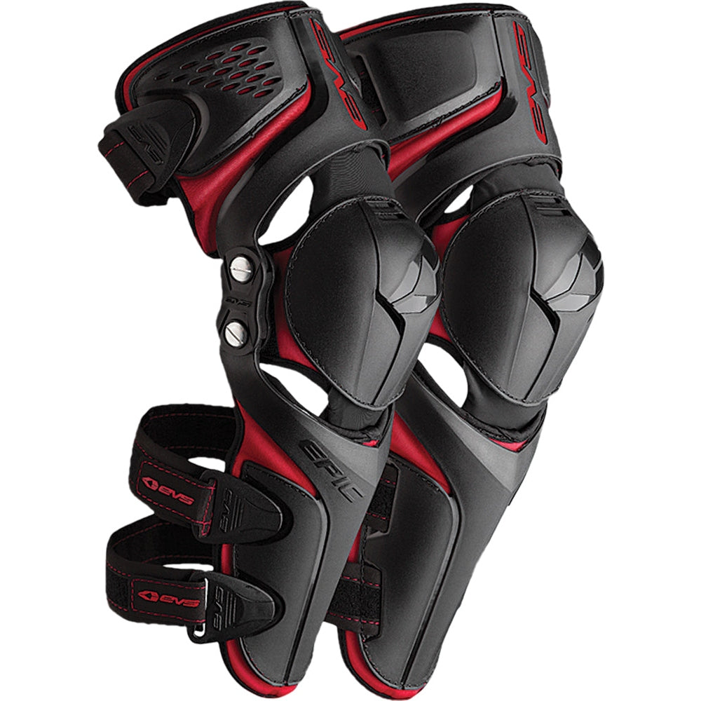 EVS EPIC KNEE/SHIN GUARD BLACK LG/XL