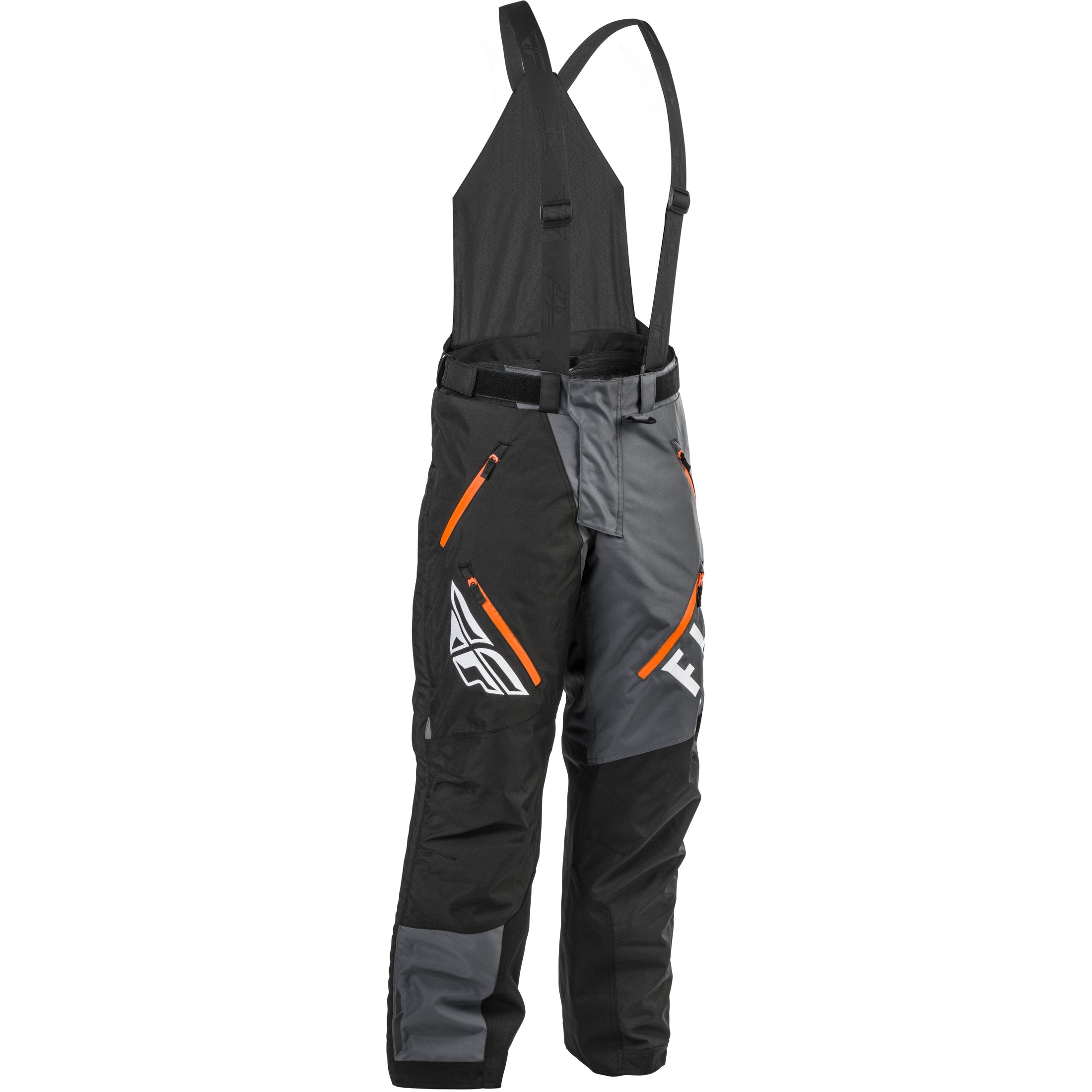 FLY RACING SNX PRO BIB BLACK/GREY/ORANGE 2X
