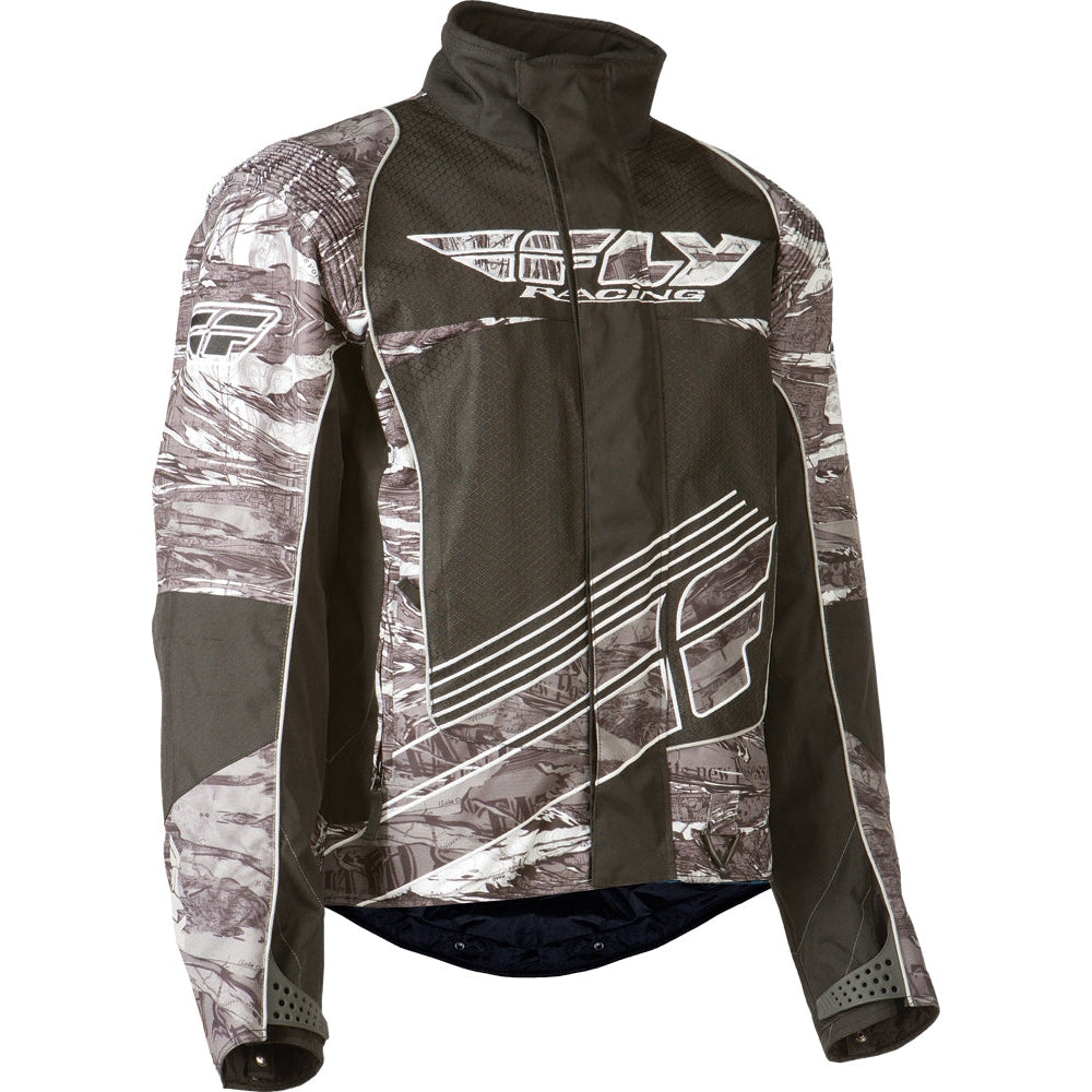 FLY RACING SNX WILD JACKET BLACK/WHITE X
