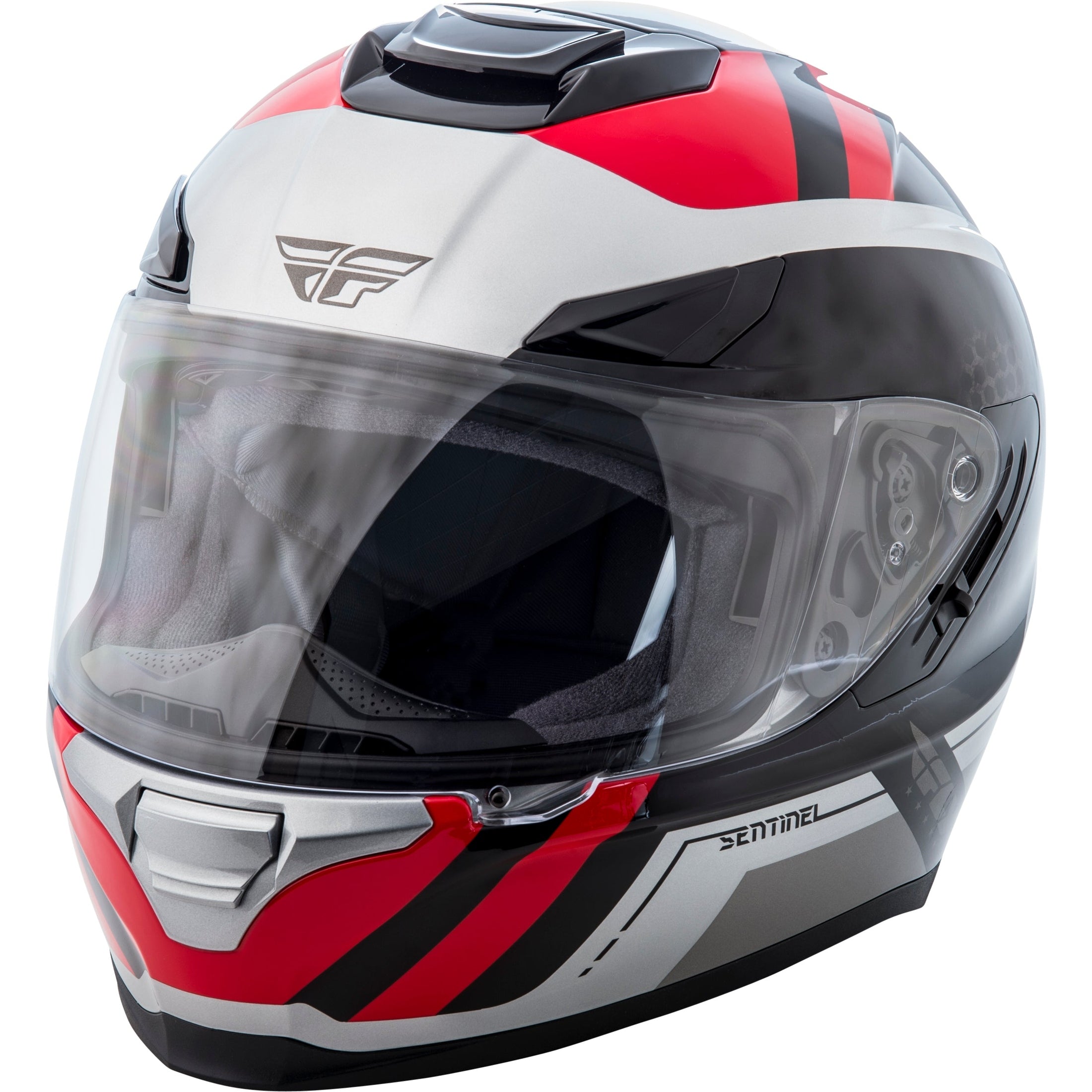 FLY RACING SENTINEL MESH HELMET GREY/RED 2X