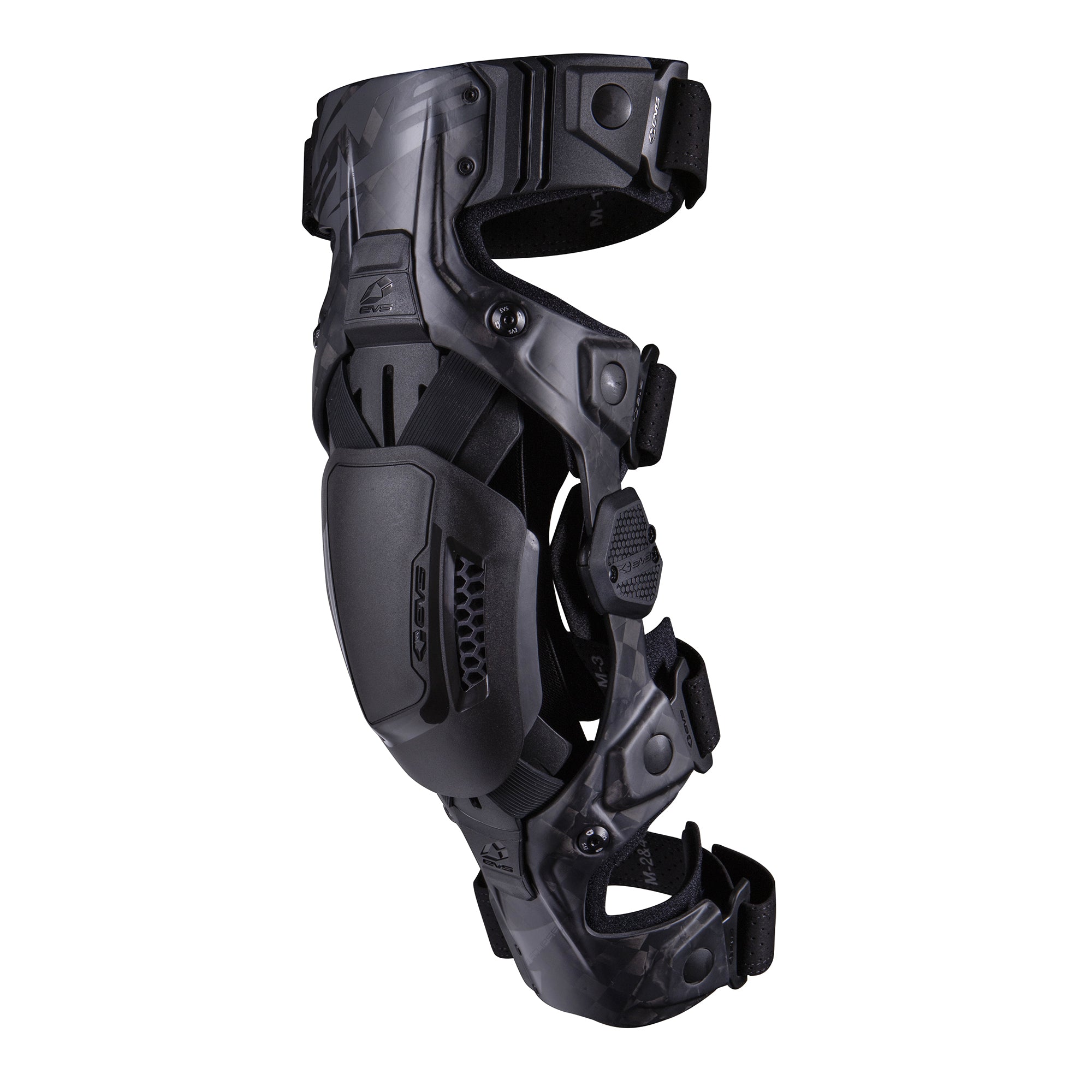 EVS WEB ECLIPSE KNEE BRACE BLACK PAIR LG