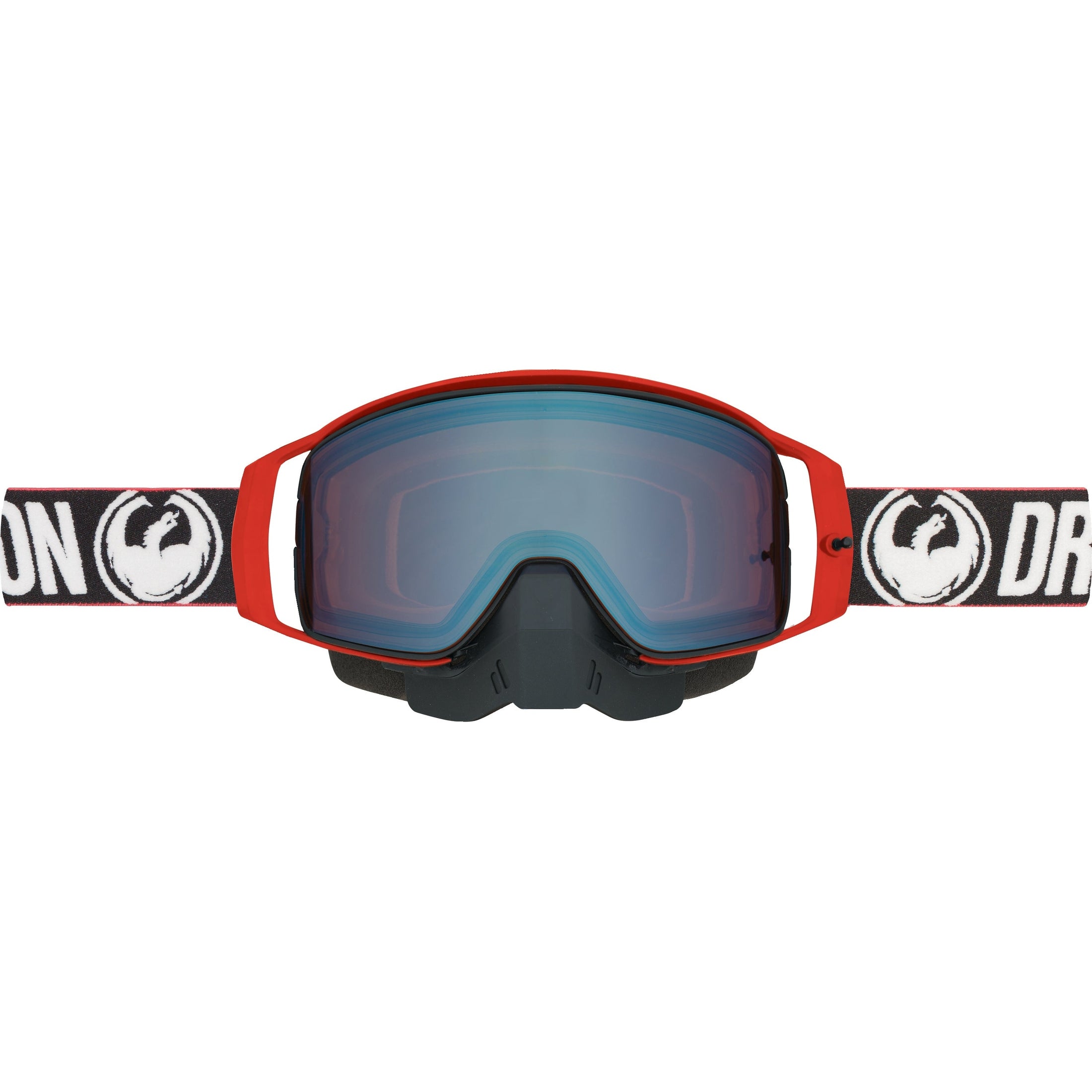 DRAGON NFX2 SNOW GOGGLE FACTORY W/LUM FLASH BLUE ION + DARK SMOKE LE