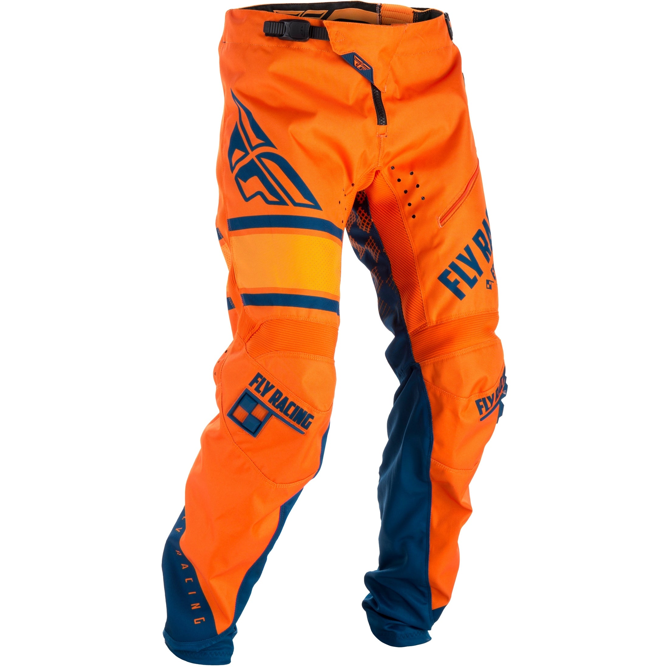 FLY RACING KINETIC ERA BICYCLE PANTS ORANGE/NAVY SZ 28