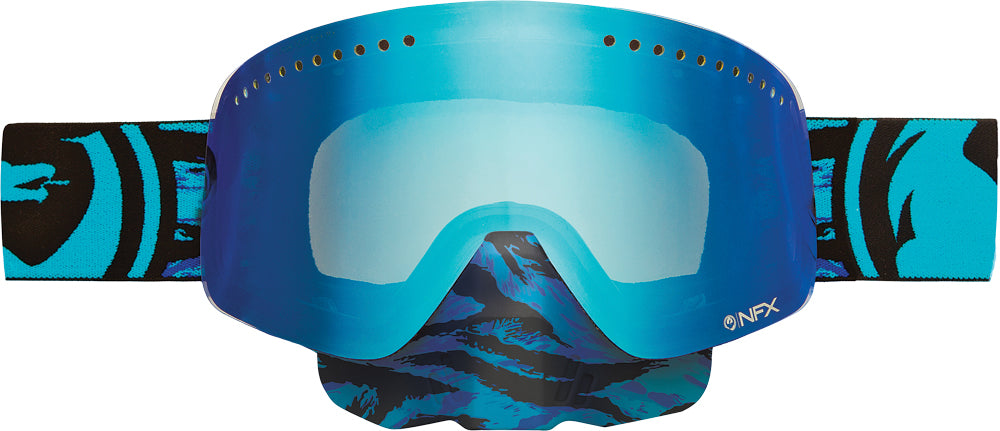 DRAGON SNOW FRENZY W/BLUE STEEL LENS