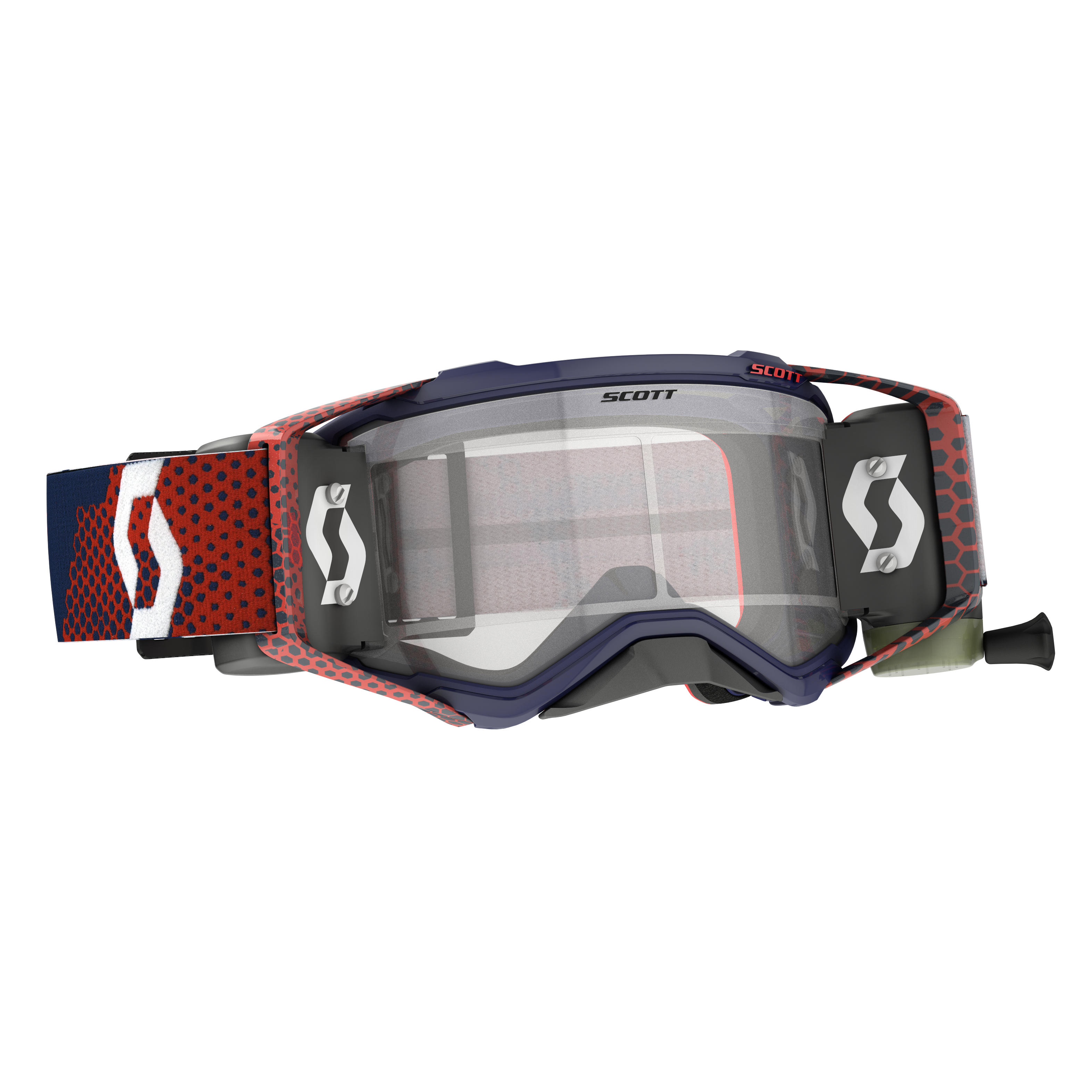 SCOTT PROSPECT GOGGLE WFS RED/BLUE CLEAR WORKS LENS