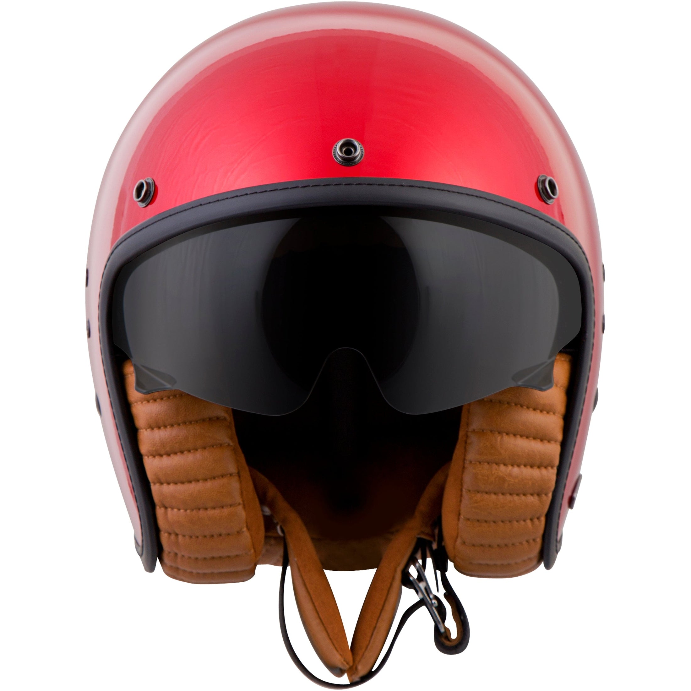 SCORPION EXO BELLFAST OPEN-FACE HELMET CANDY RED 2X