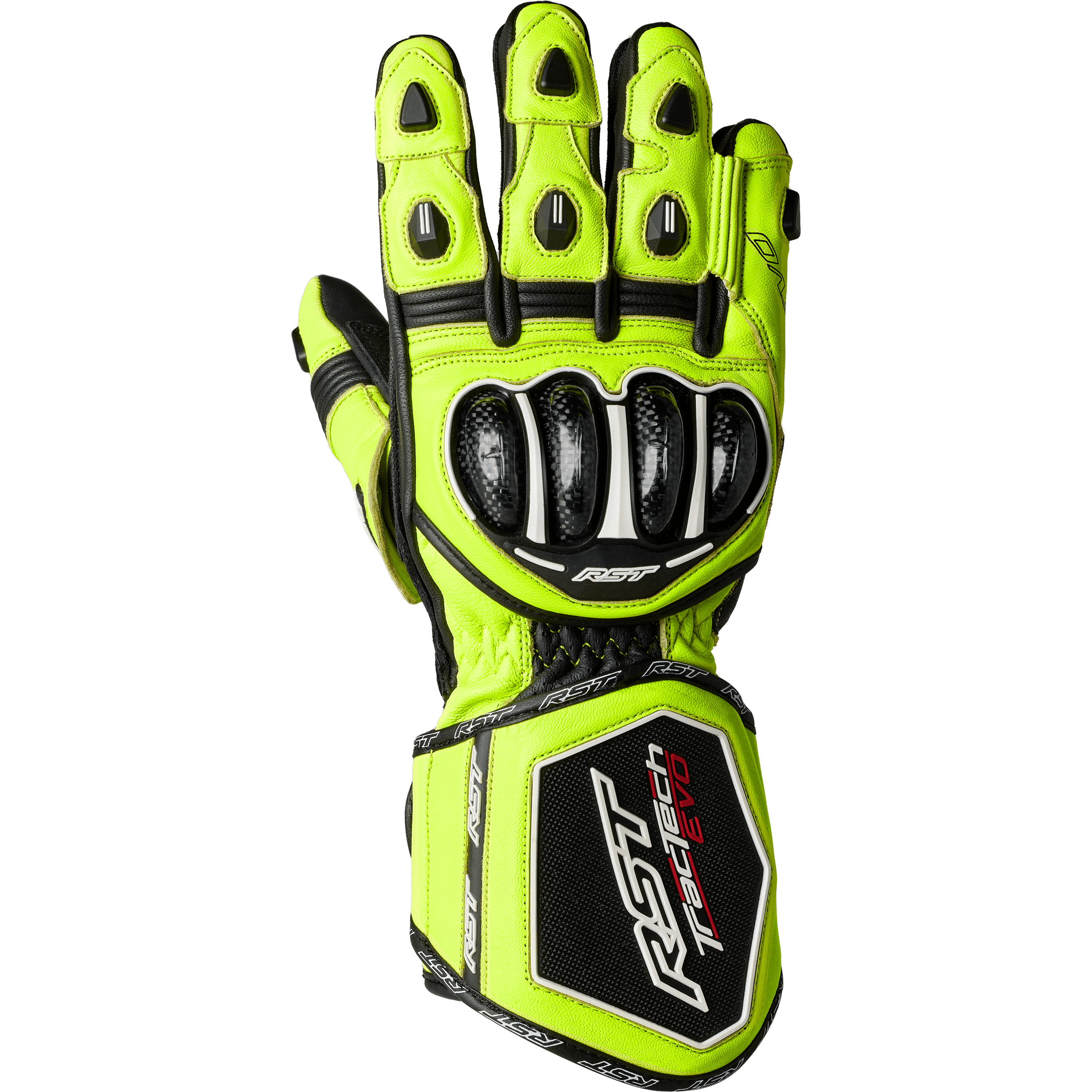 RST TRACTECH EVO 4 CE GLOVE NEON YELLOW/BLACK/BLACK MD