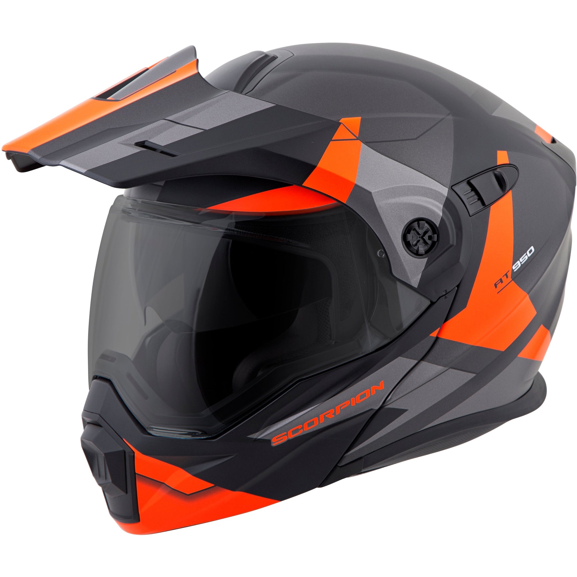 SCORPION EXO EXO-AT950 MODULAR HELMET NEOCON ORANGE MD