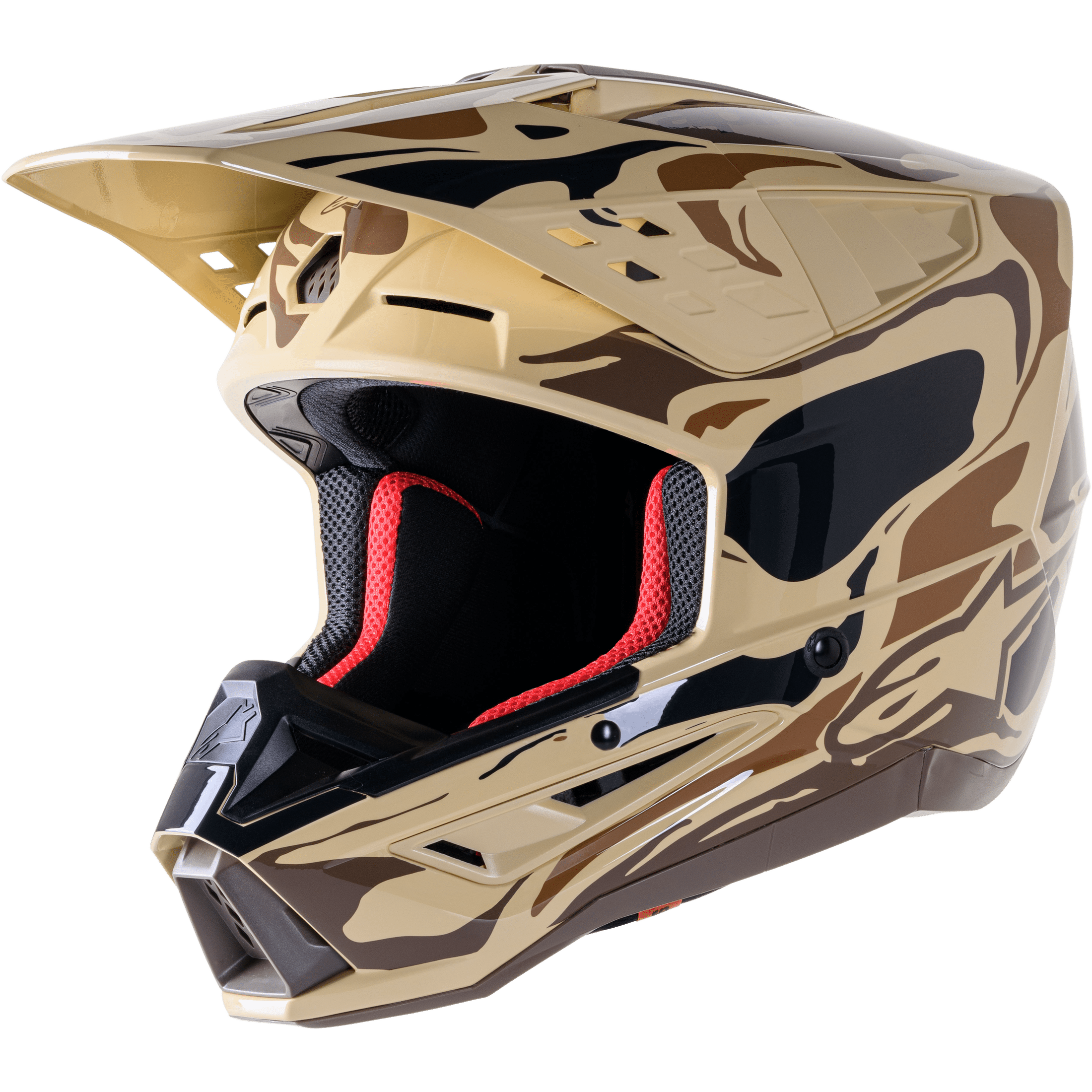 ALPINESTARS S-M5 MINERAL HELMET DARK BROWN/KANGAROO MATTE MD
