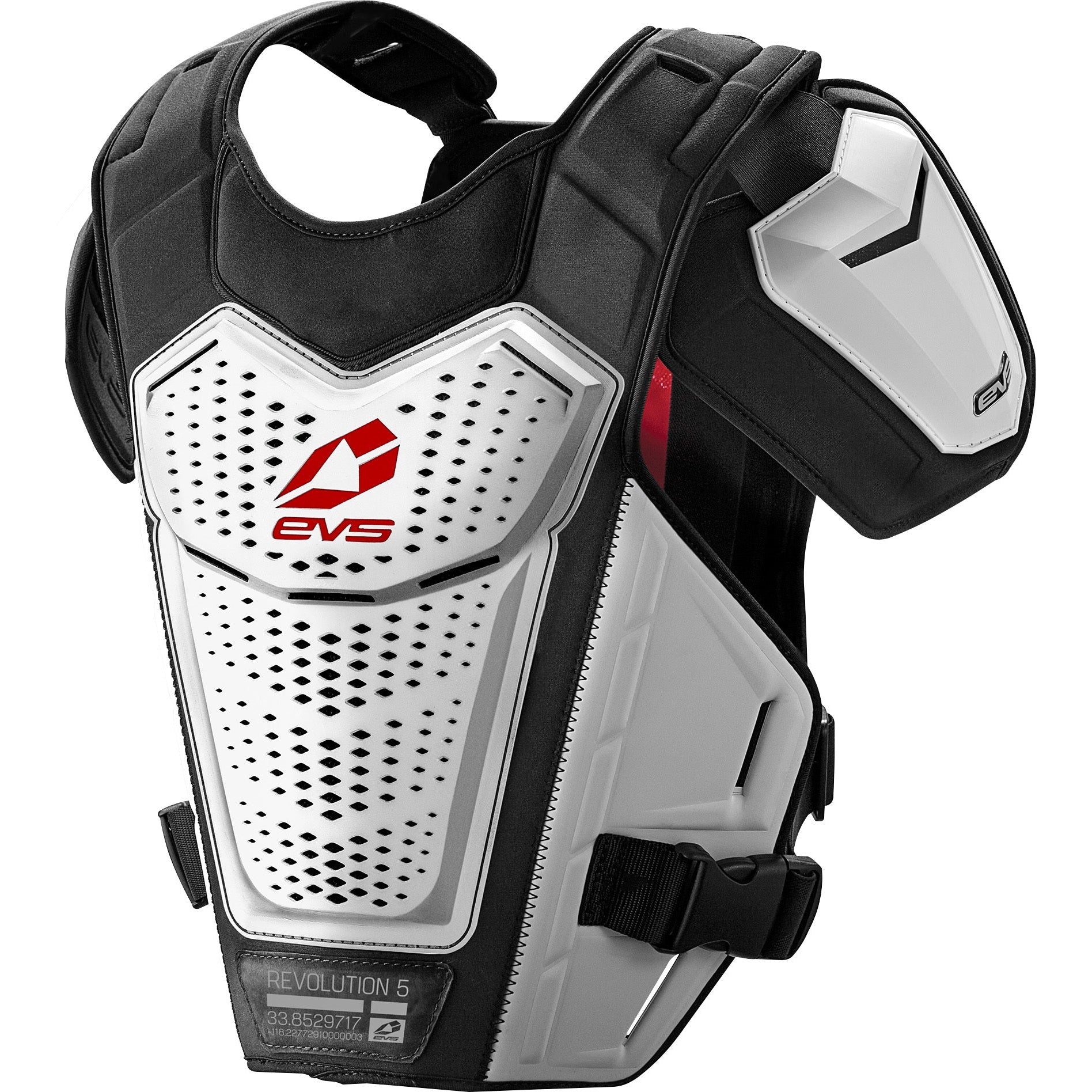 EVS REVO 5 ROOST GUARD WHITE LG/XL