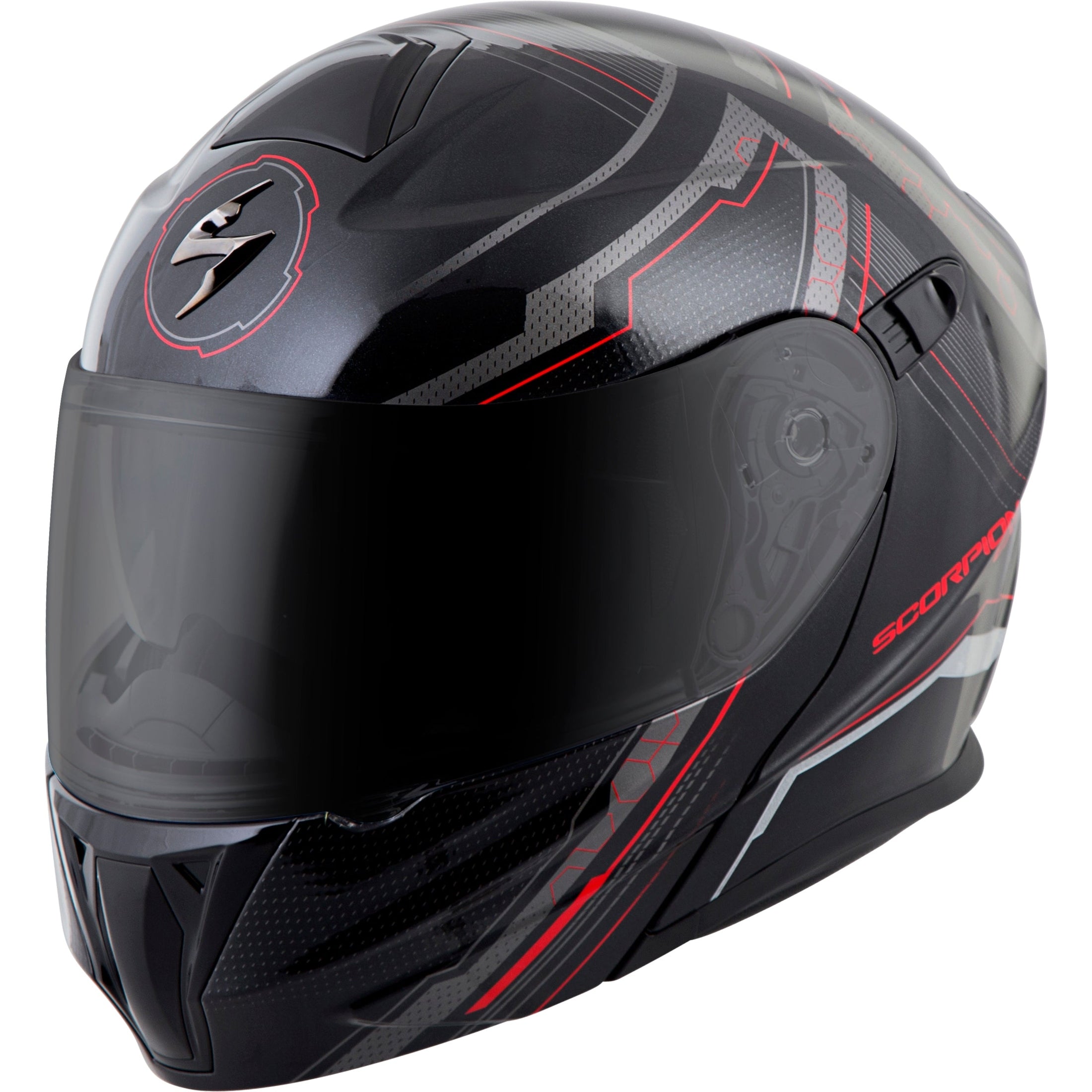 SCORPION EXO EXO-GT920 MODULAR HELMET SATELLITE RED SM