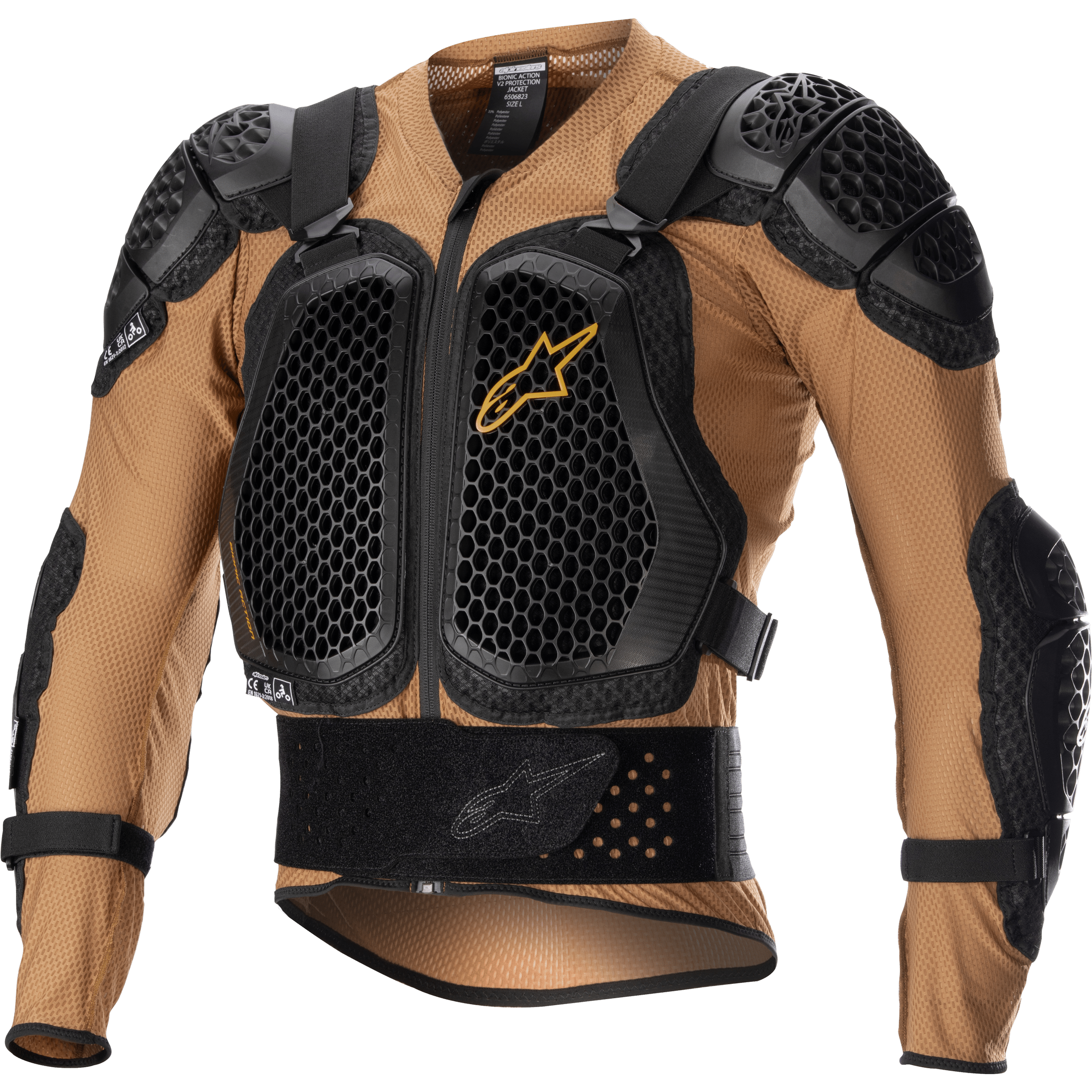 ALPINESTARS BIONIC ACTION V2 PROTECTION JACKET SAND/BLACK MD