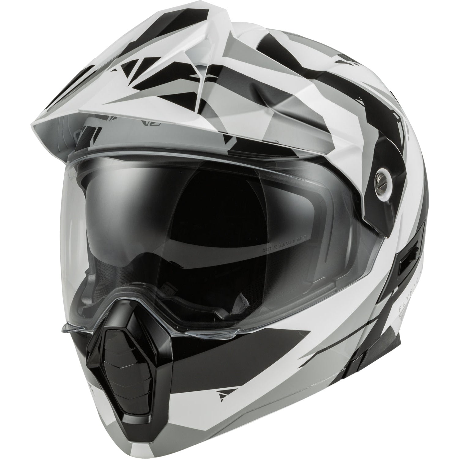 FLY RACING ODYSSEY SUMMIT HELMET BLACK/WHITE/GREY XS