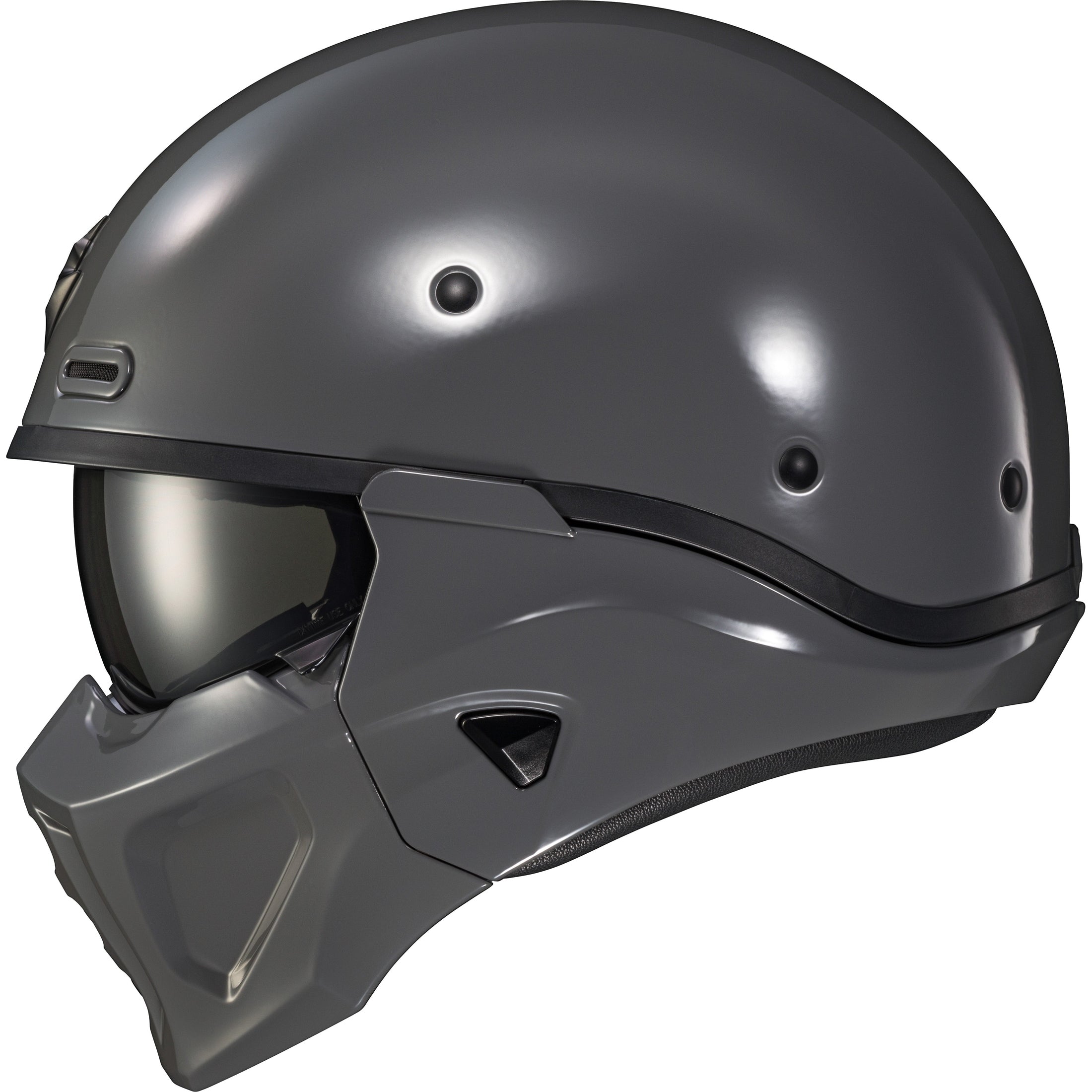 SCORPION EXO COVERT X OPEN-FACE HELMET CEMENT GREY SM