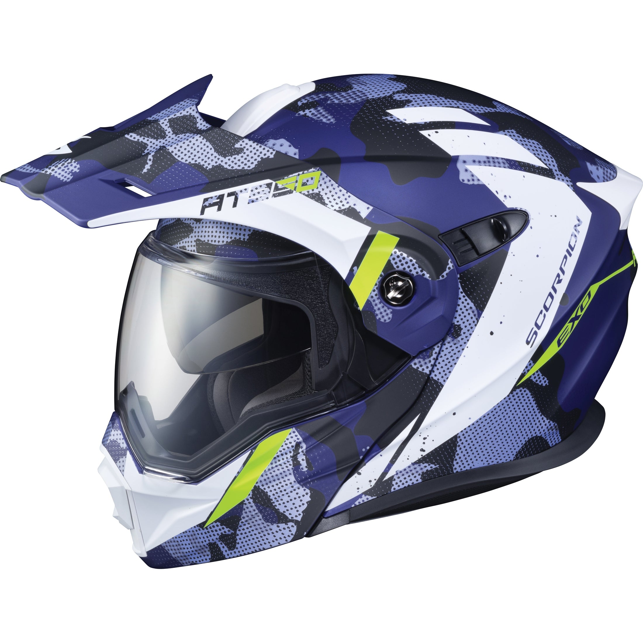 SCORPION EXO EXO-AT950 MODULAR HELMET OUTRIGGER MATTE BLUE MD
