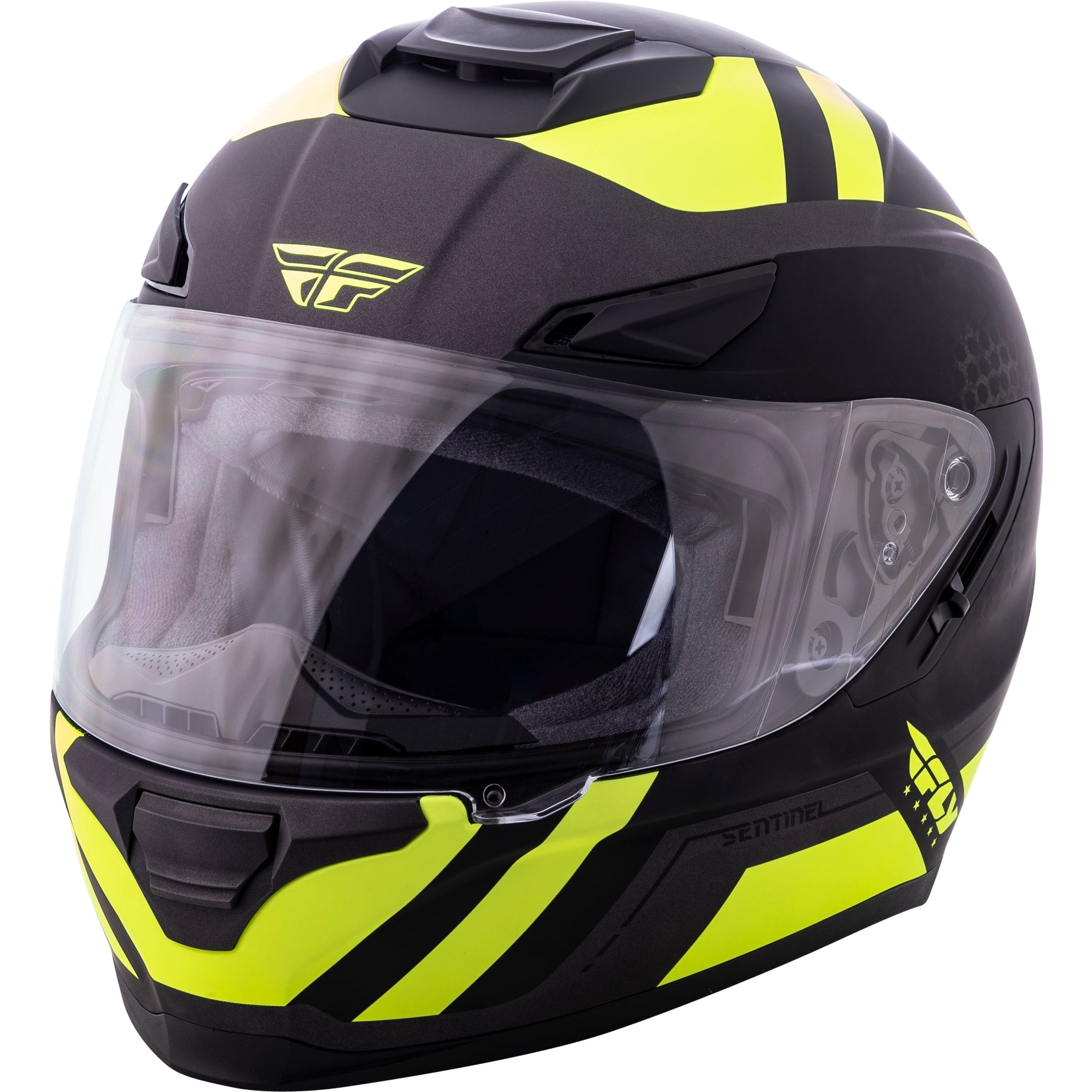 FLY RACING SENTINEL MESH HELMET BLACK/HI-VIS XL