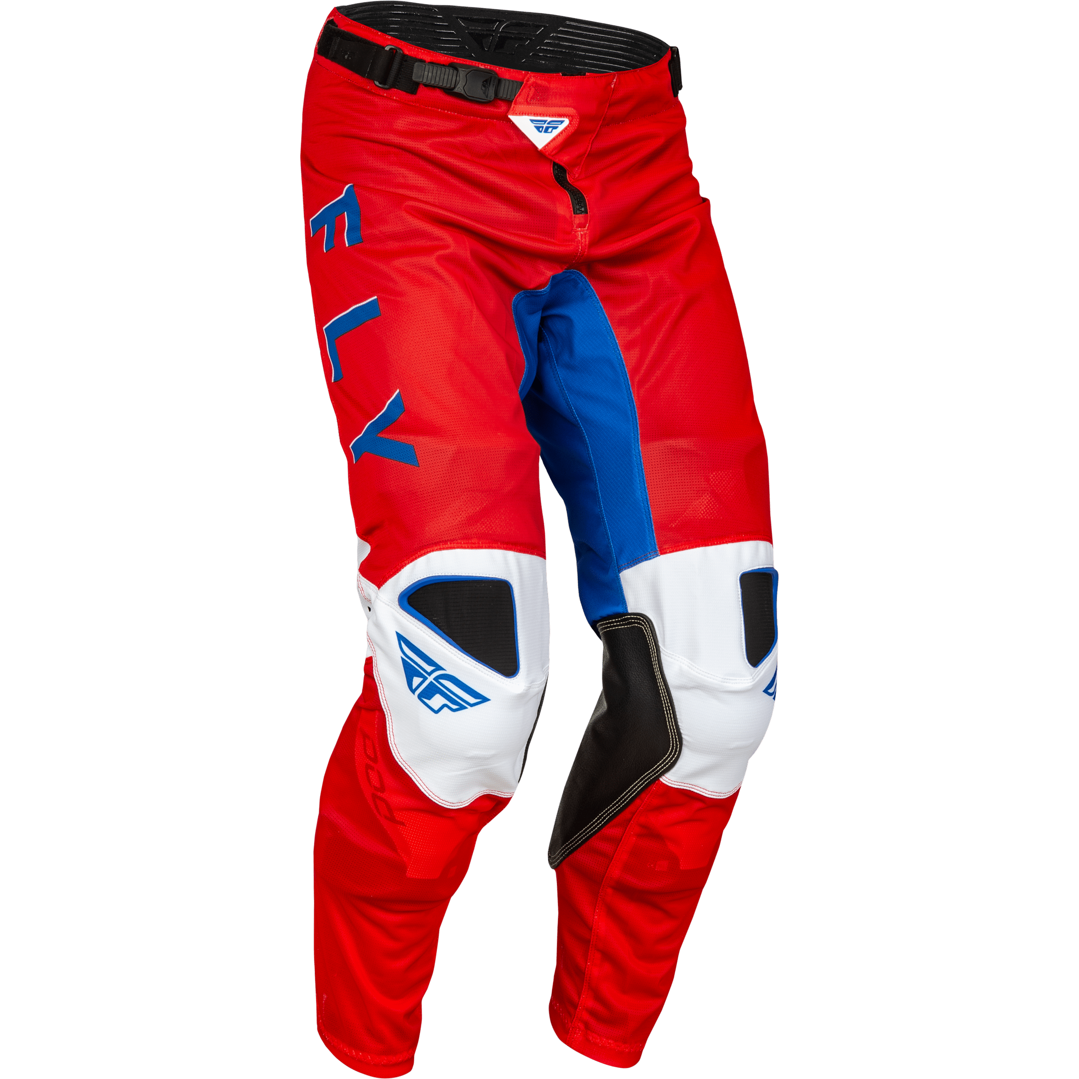 FLY RACING KINETIC MESH S.E. KORE PANTS RED/WHITE/BLUE SZ 40