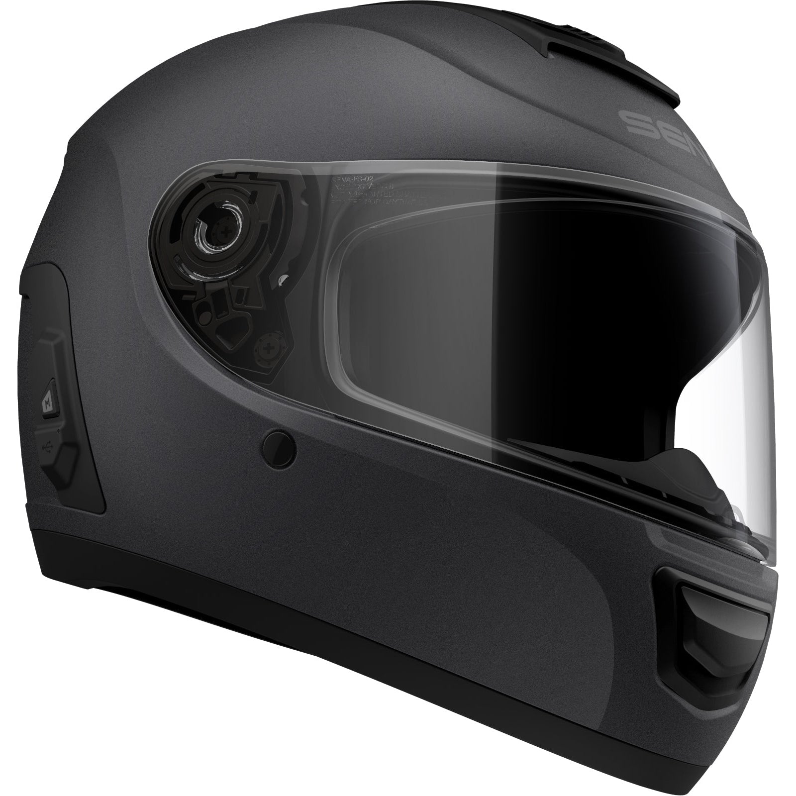 SENA MOMENTUM EVO HELMET W/ MESH INTERCOM MATTE BLACK XL