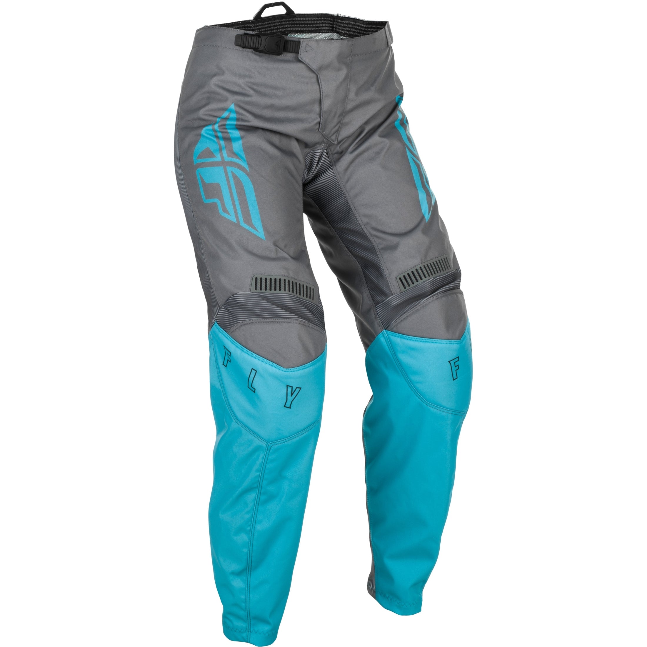FLY RACING YOUTH F-16 PANTS GREY/BLUE SZ 26