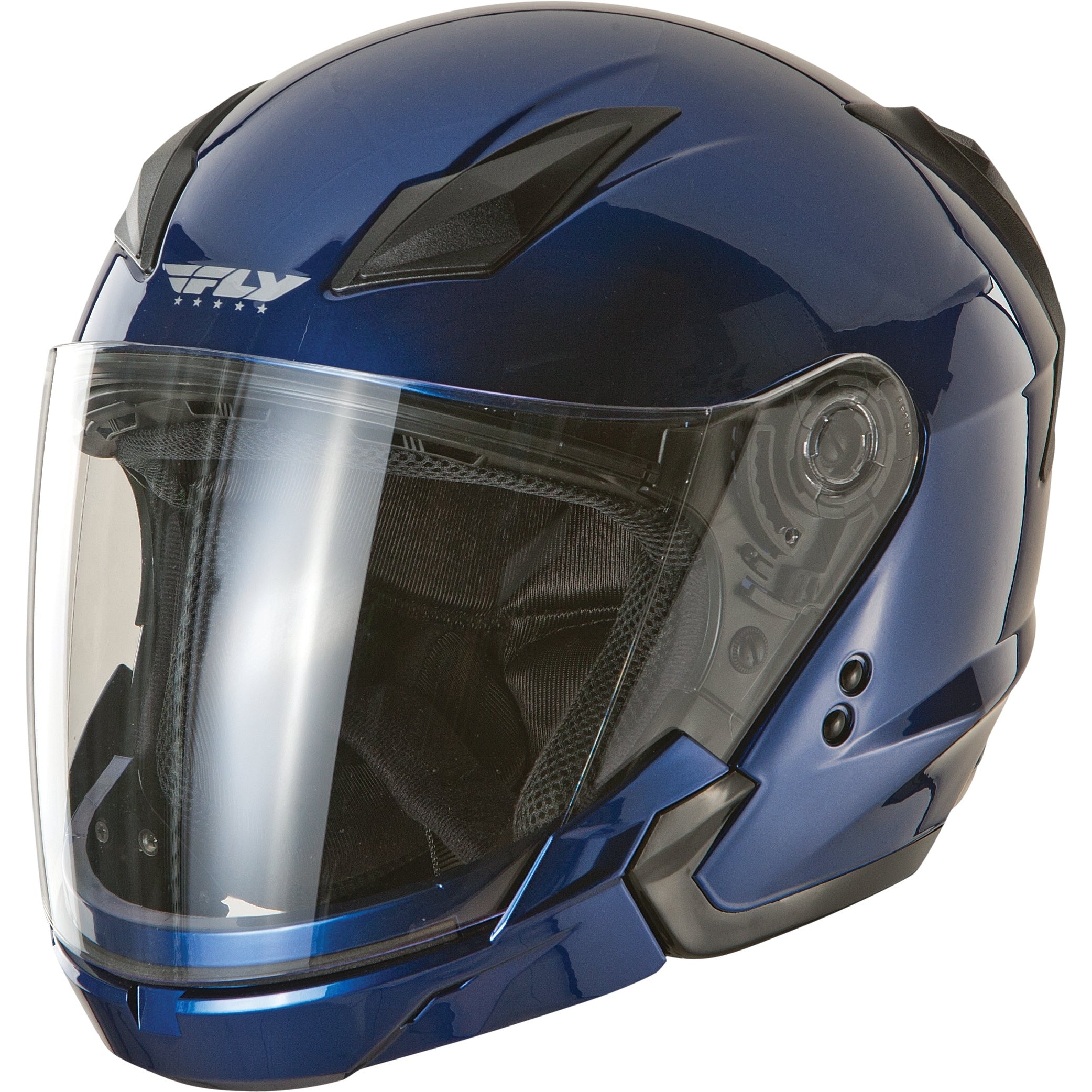 FLY RACING TOURIST SOLID HELMET BLUE XL
