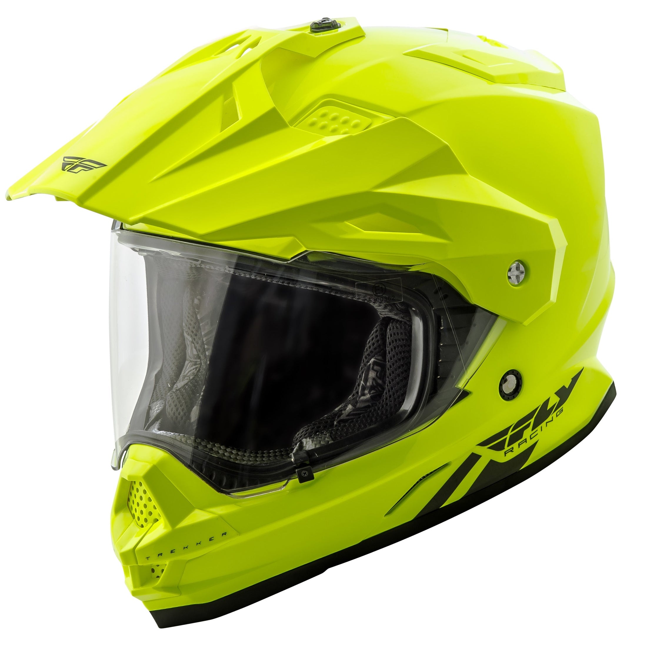 FLY RACING TREKKER SOLID HELMET HI-VIS SM