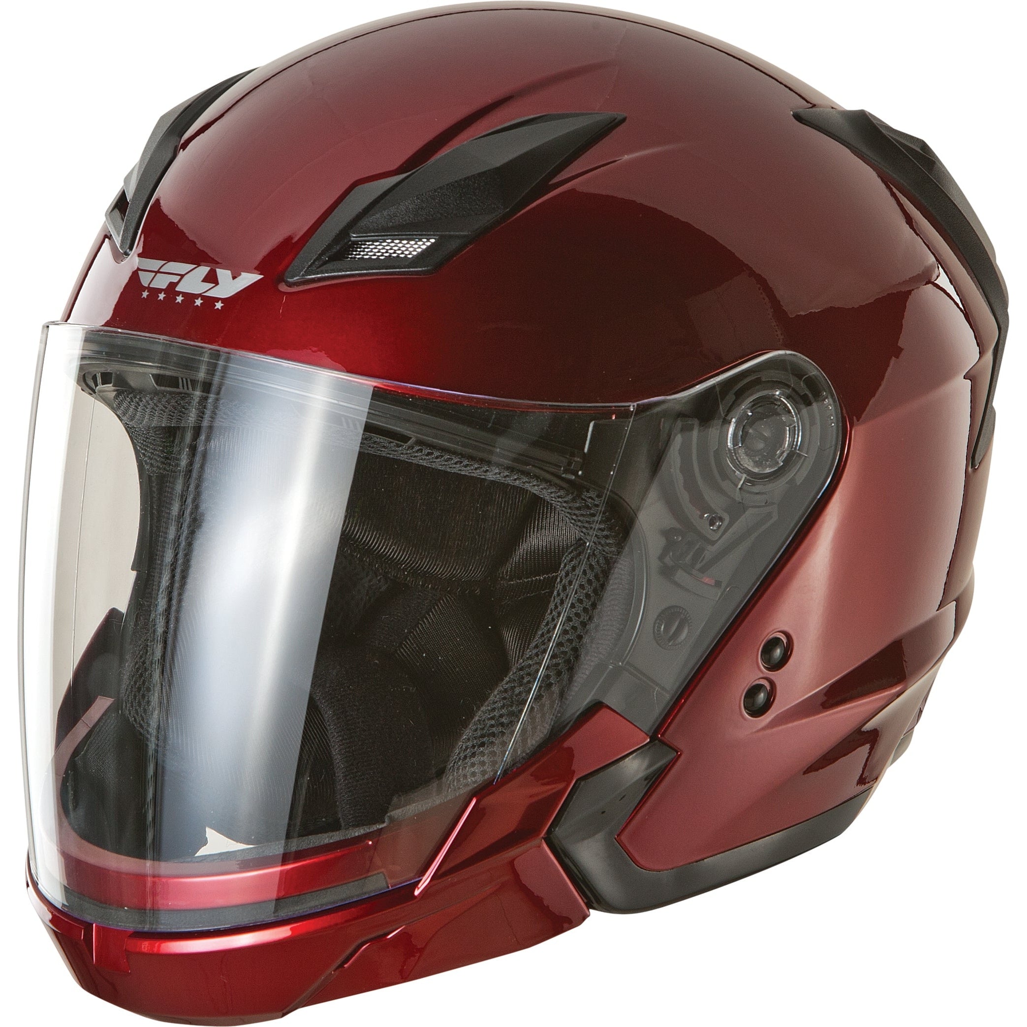 FLY RACING TOURIST SOLID HELMET CANDY RED XL