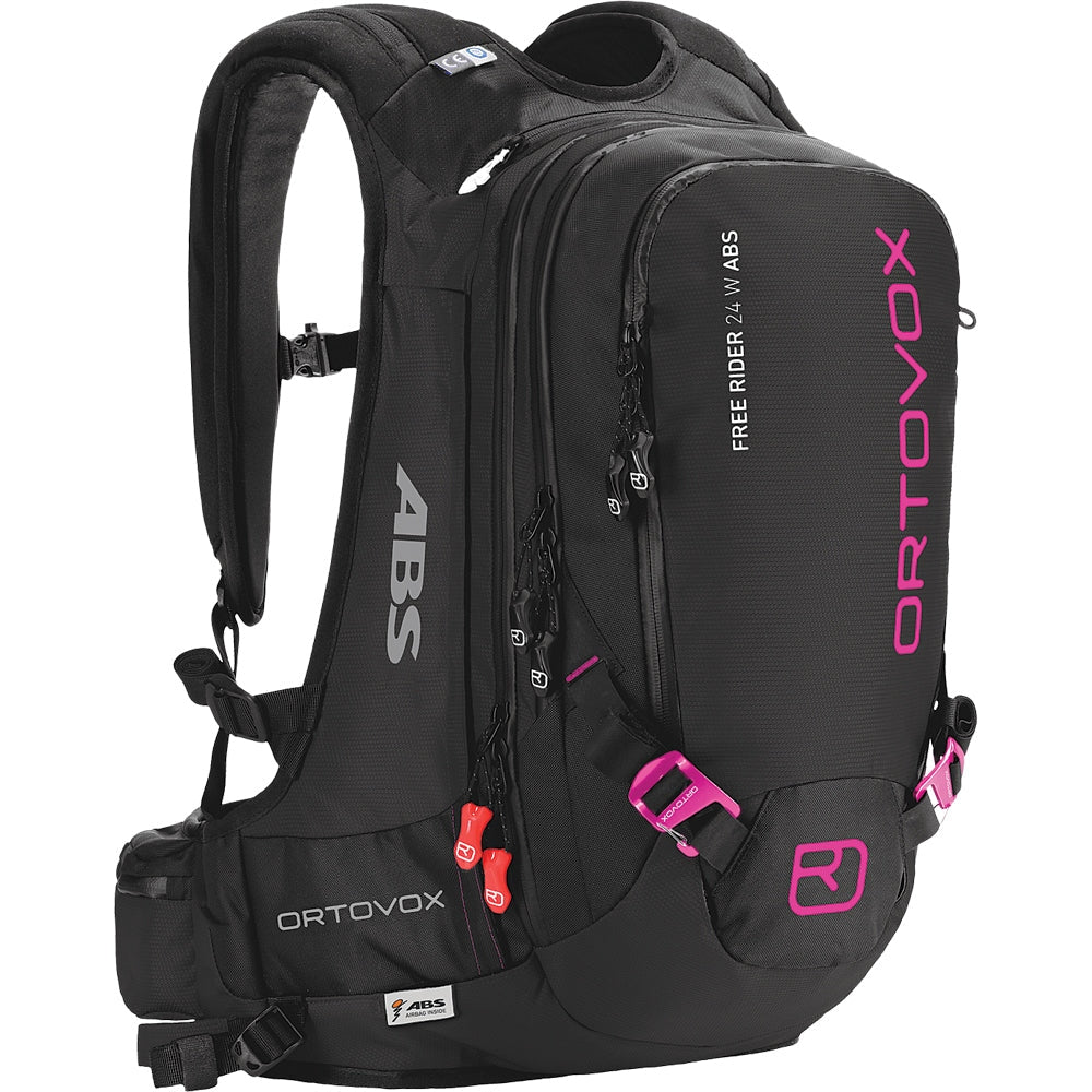 ORTOVOX FREERIDER 24 WOMENS ABS COMPLETE SET S/M (BLACK/PINK)