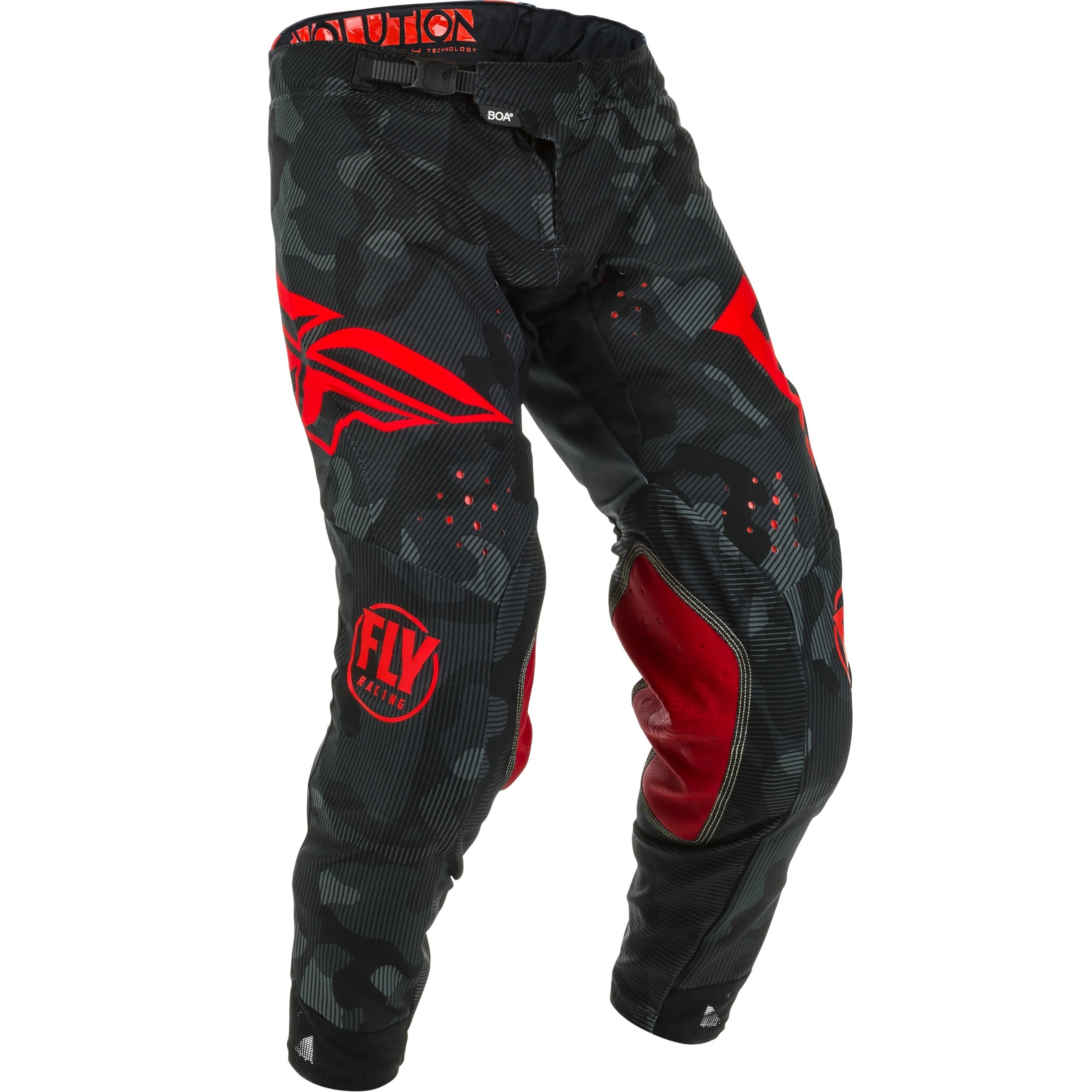FLY RACING EVOLUTION DST PANTS RED/BLACK SZ 32