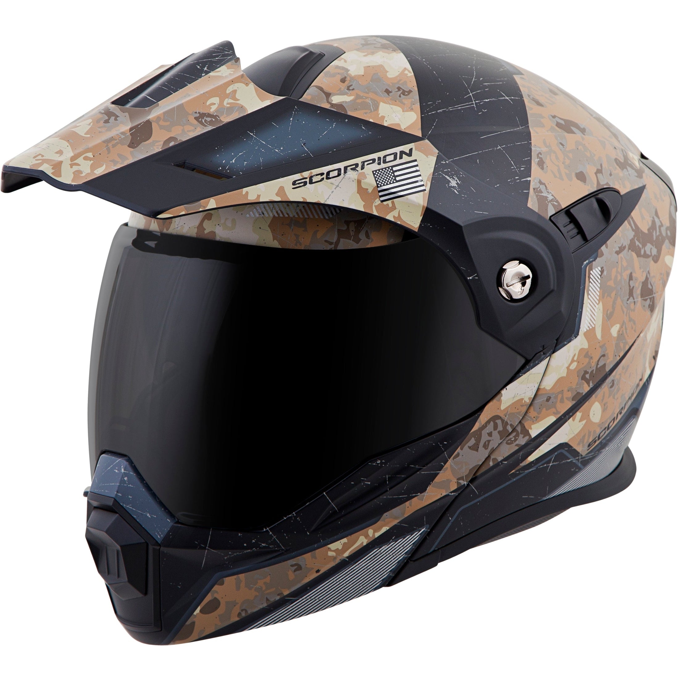 SCORPION EXO EXO-AT950 MODULAR HELMET BATTLEFLAGE SAND XL