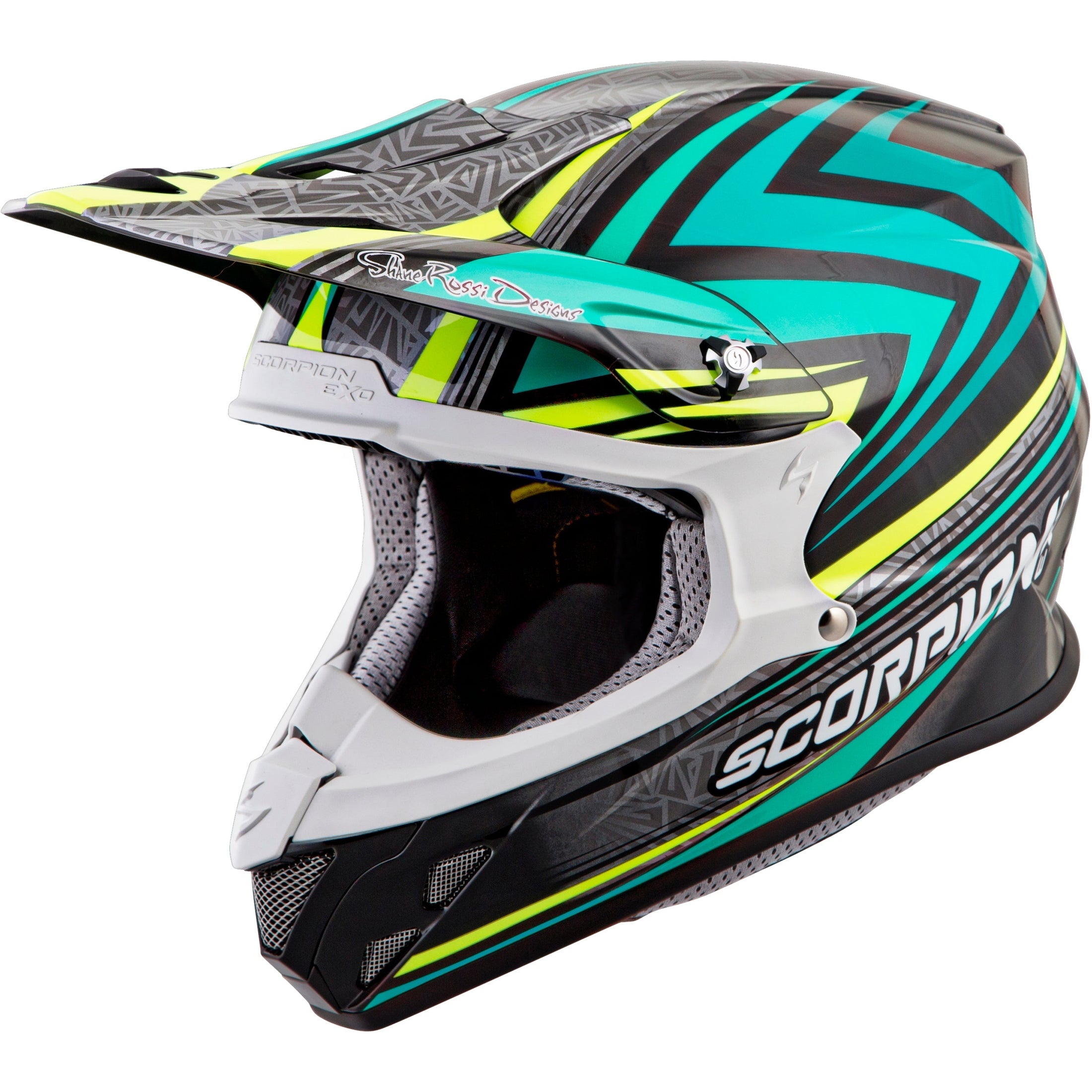 SCORPION EXO VX-R70 OFF-ROAD HELMET BARSTOW TEAL 2X