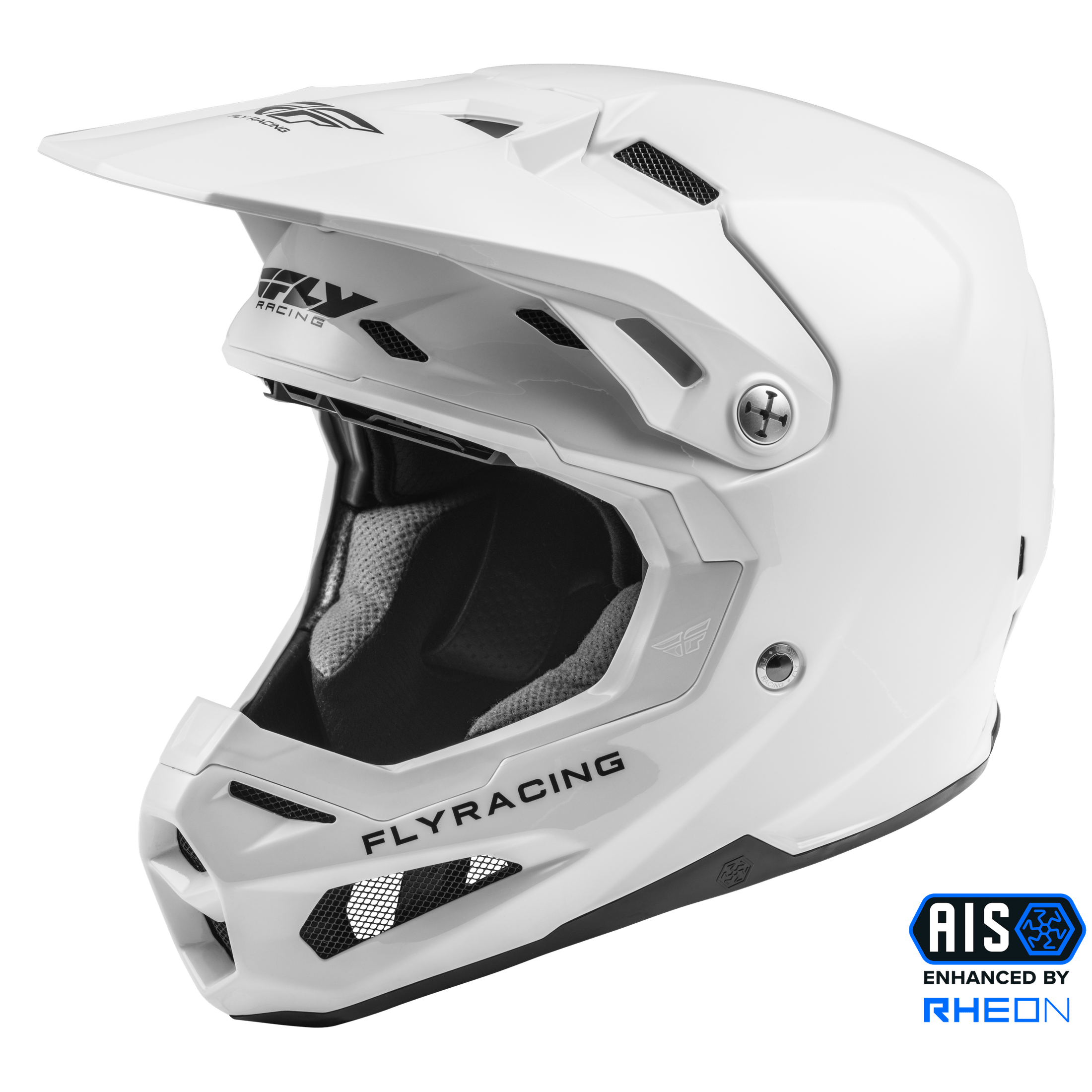 FLY RACING FORMULA CARBON SOLID HELMET WHITE SM