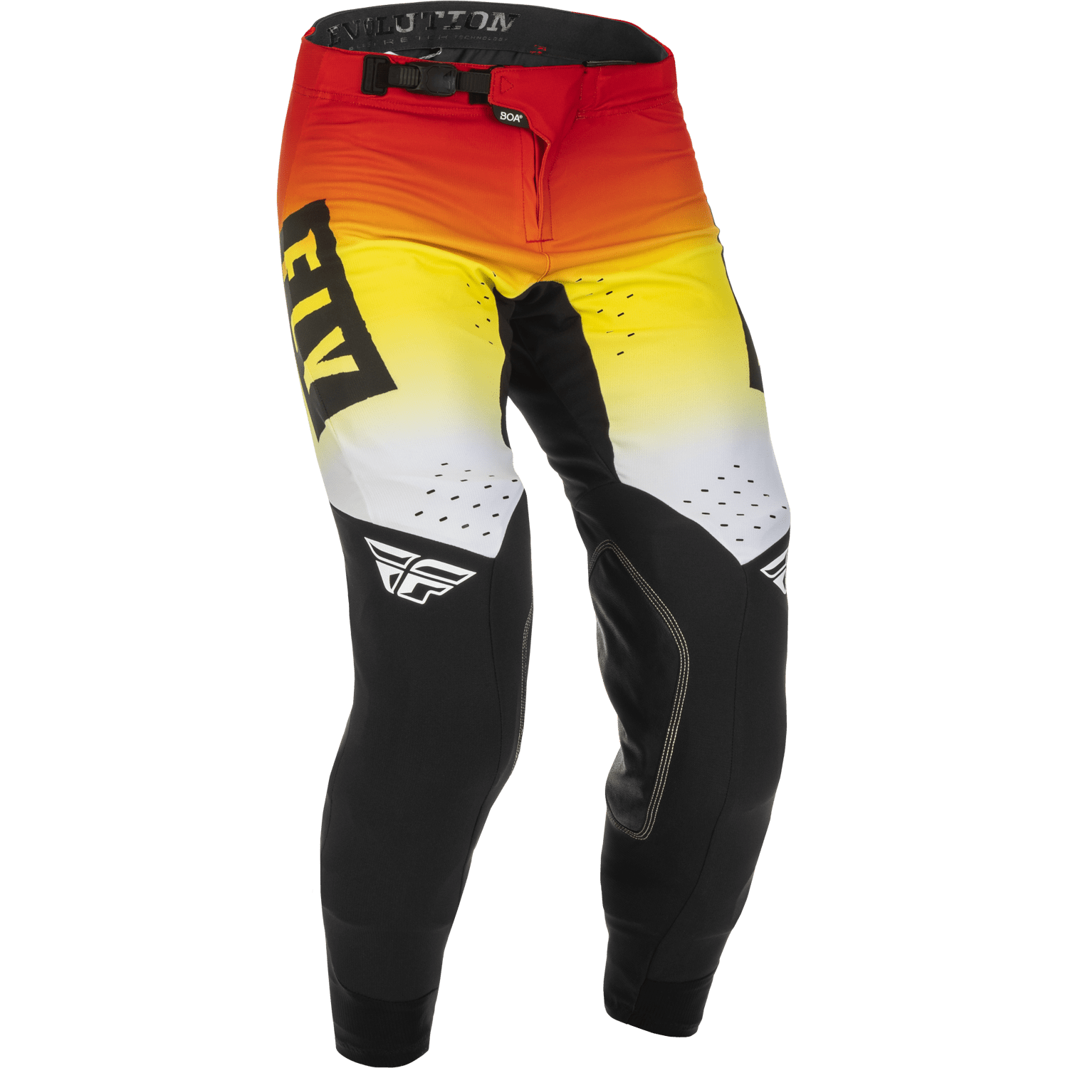 FLY RACING EVOLUTION DST L.E. PRIMARY PANTS RED/YELLOW/BLACK SZ 36
