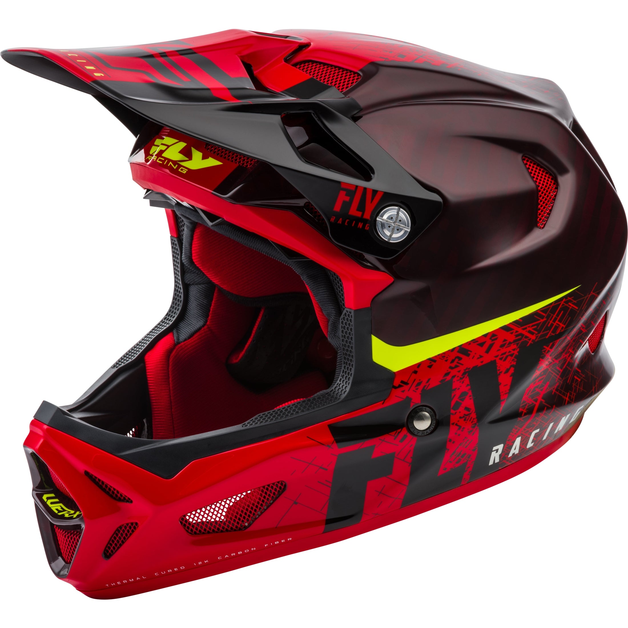 FLY RACING WERX CARBON HELMET BLACK/RED SM