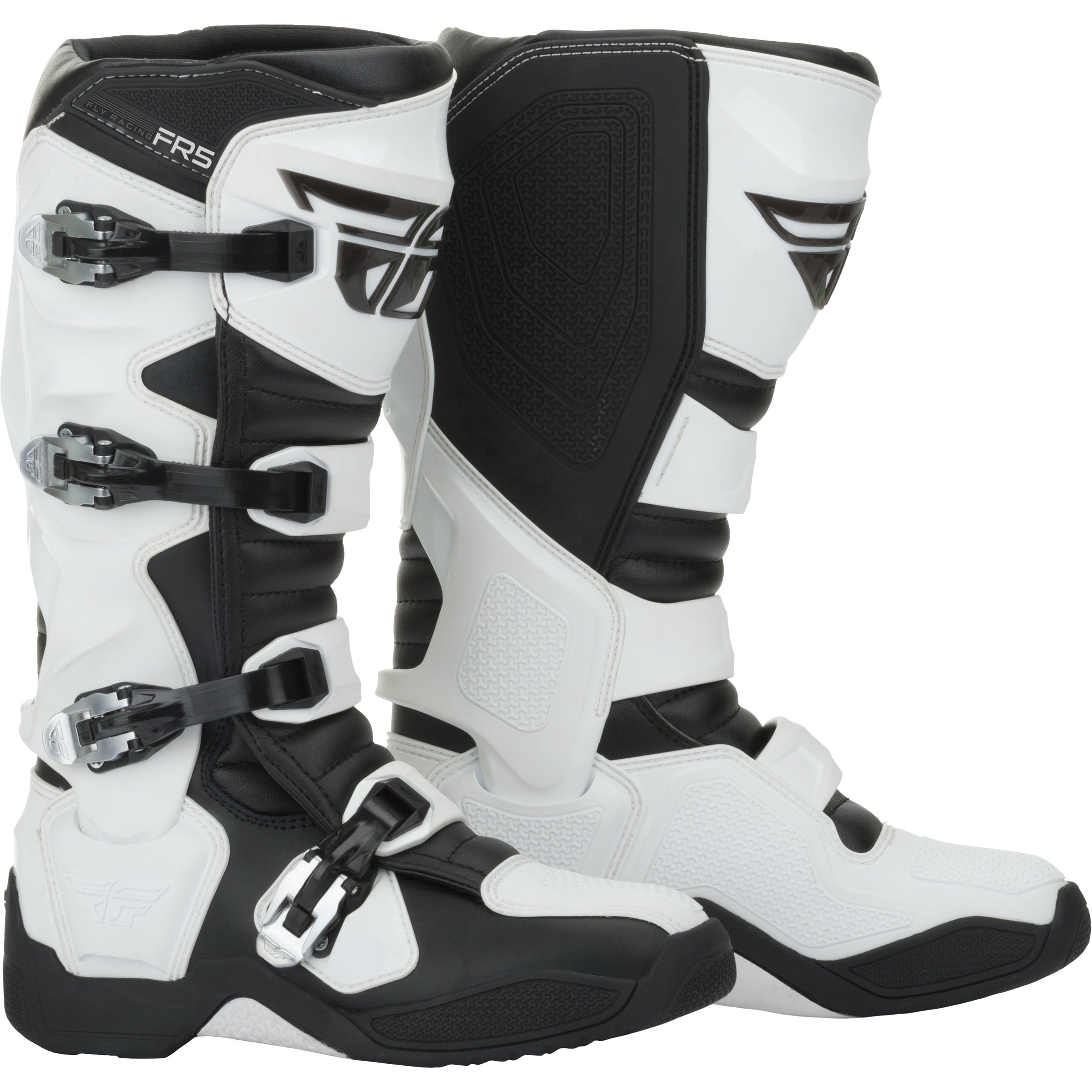 FLY RACING FR5 BOOTS WHITE SZ 13