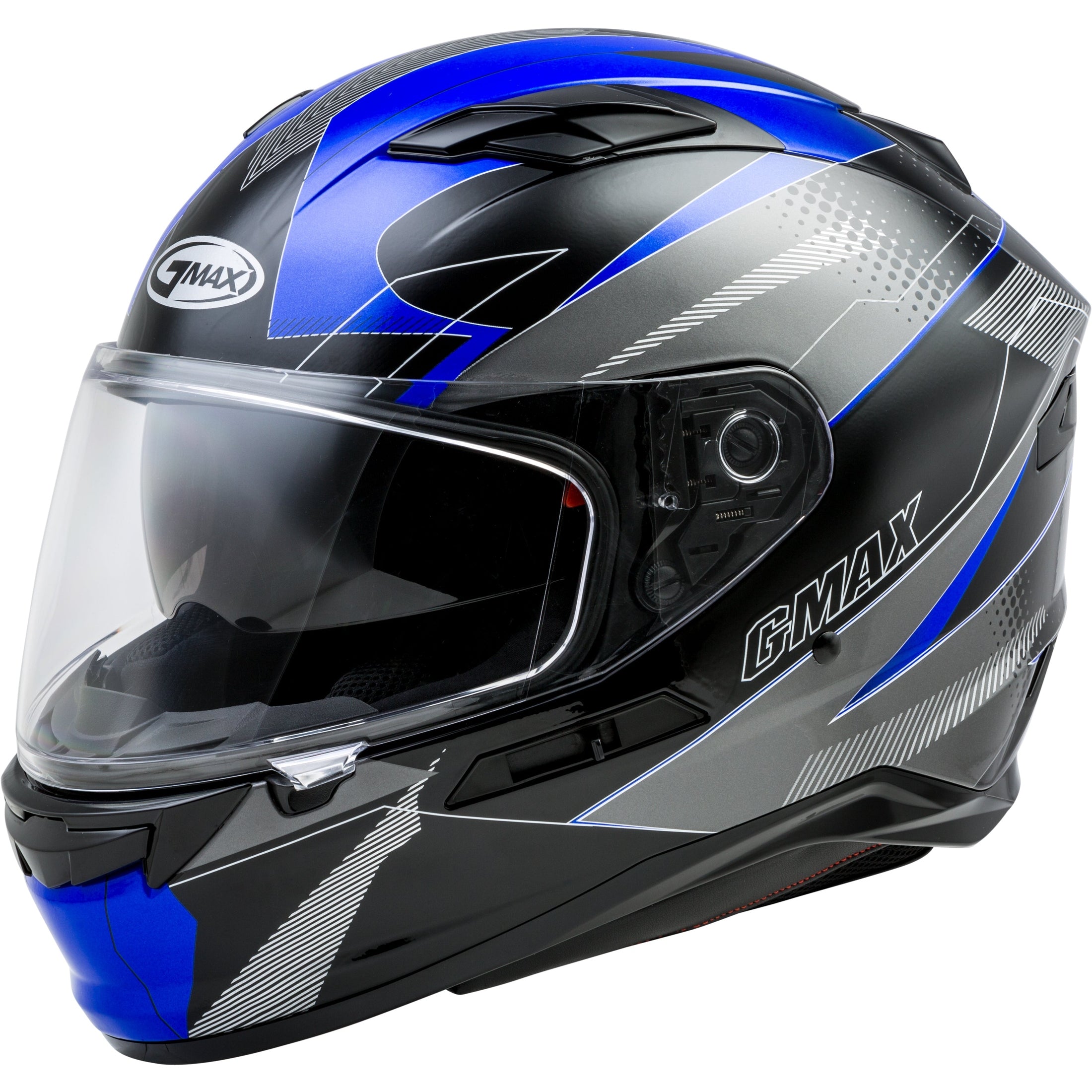 GMAX FF-98 FULL-FACE APEX HELMET BLACK/BLUE XL