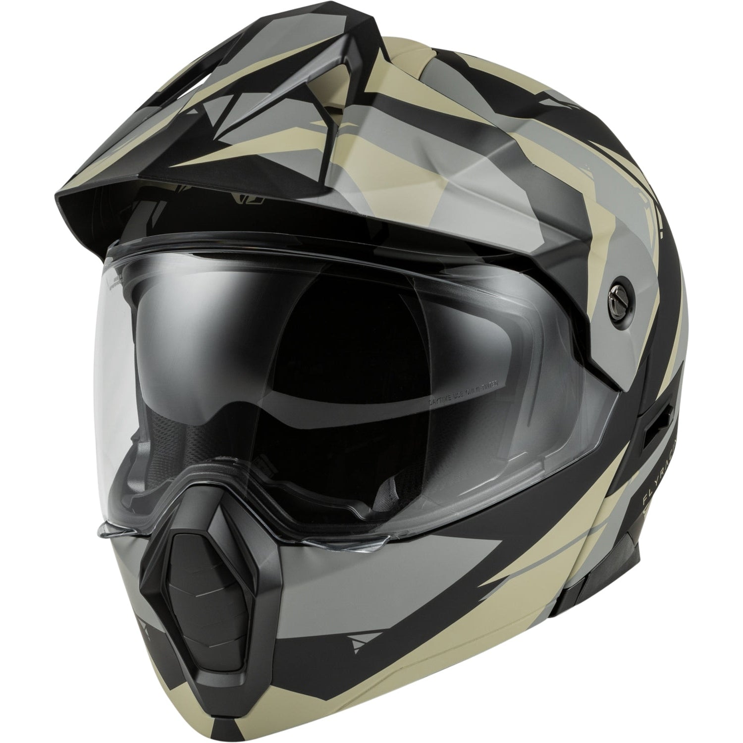 FLY RACING ODYSSEY SUMMIT HELMET MATTE TAN/BLACK/GREY XS