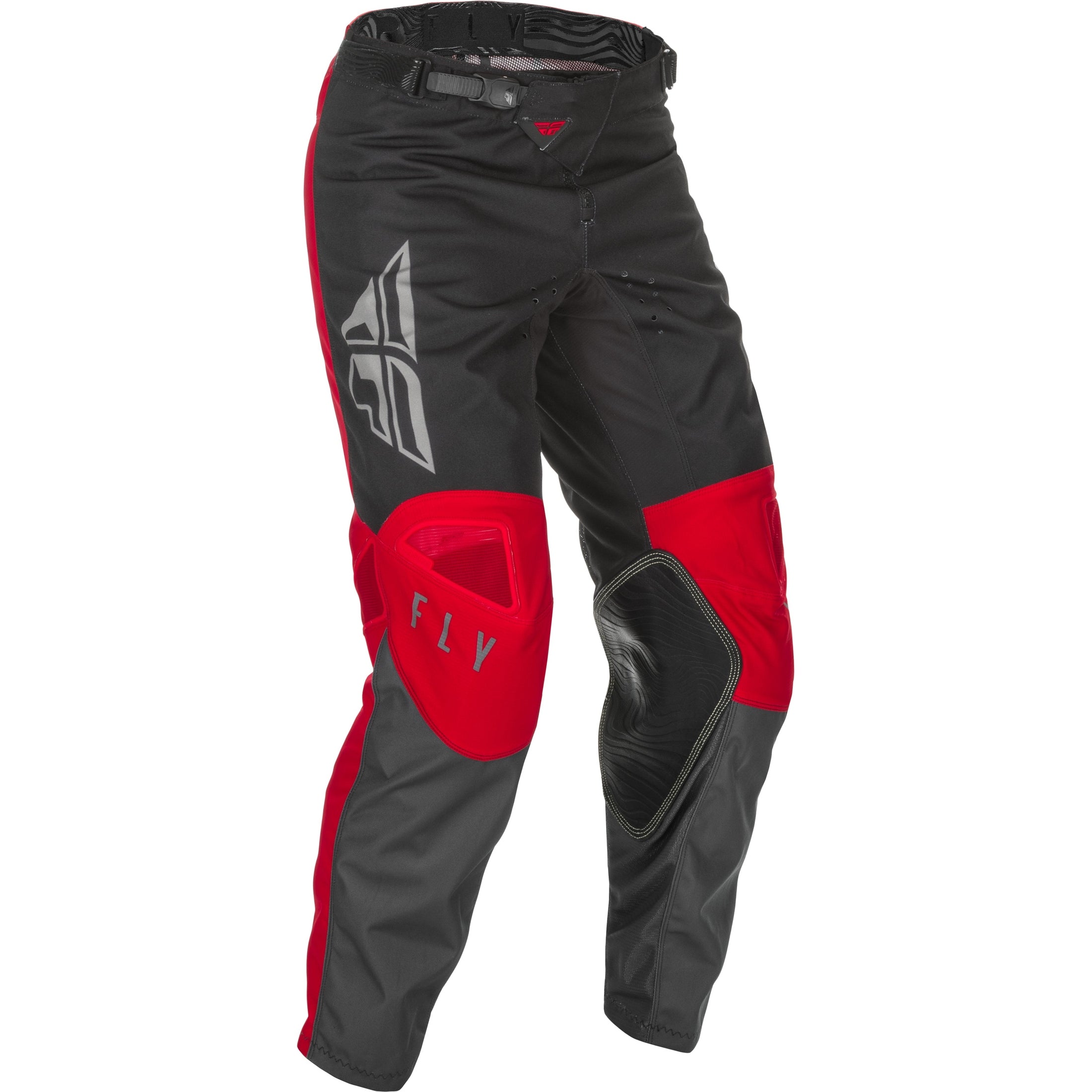 FLY RACING KINETIC K121 PANTS RED/GREY/BLACK SZ 38