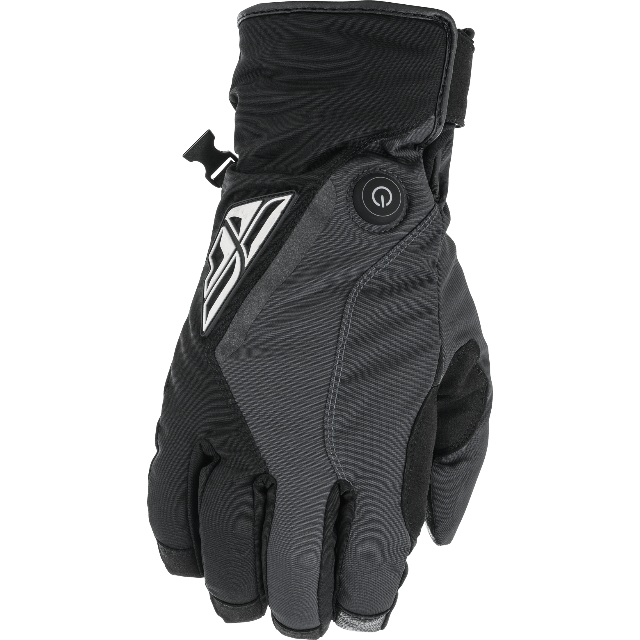 FLY RACING TITLE HEATED GLOVES BLACK/GREY 2XS