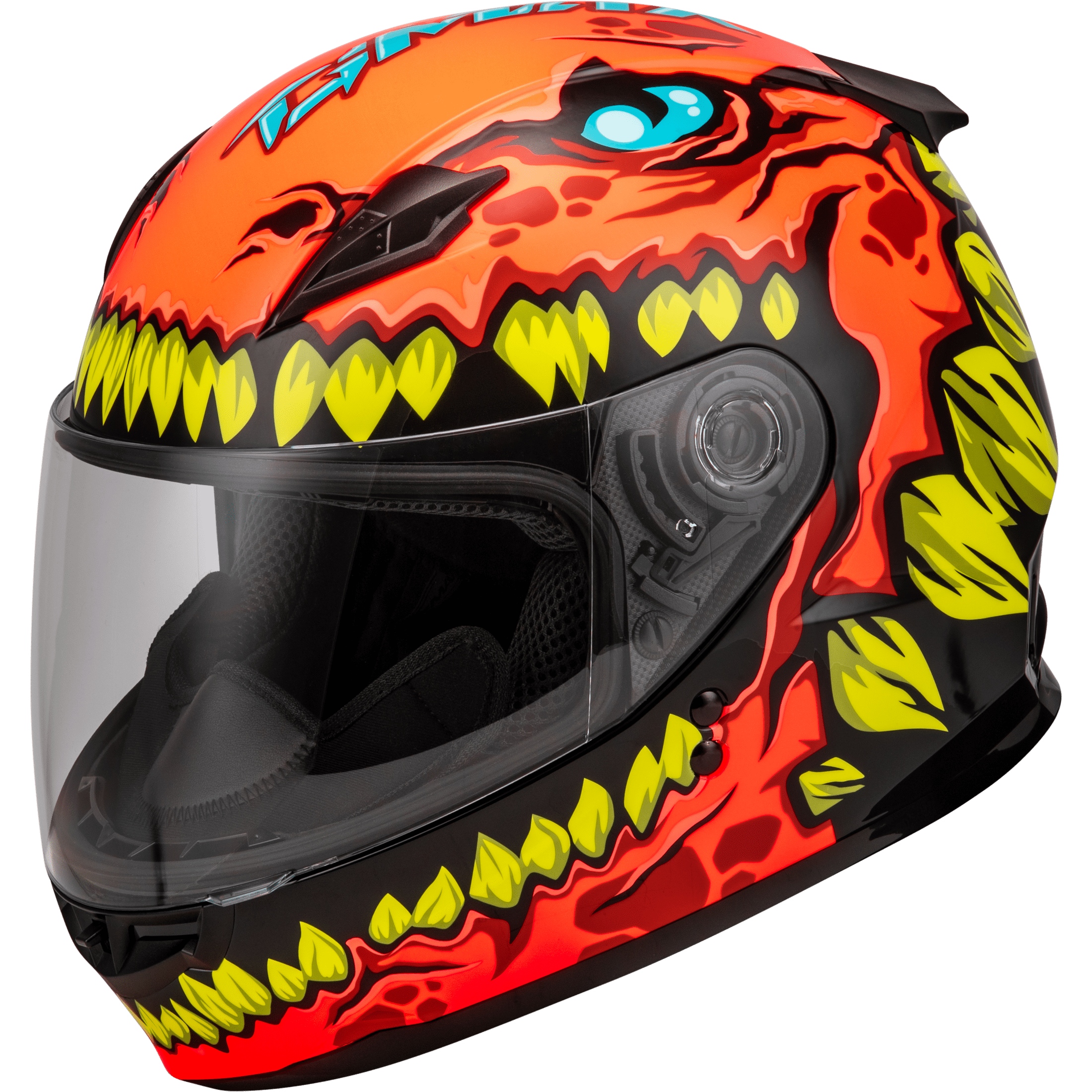 GMAX YOUTH GM-49Y DRAX HELMET ORANGE YS